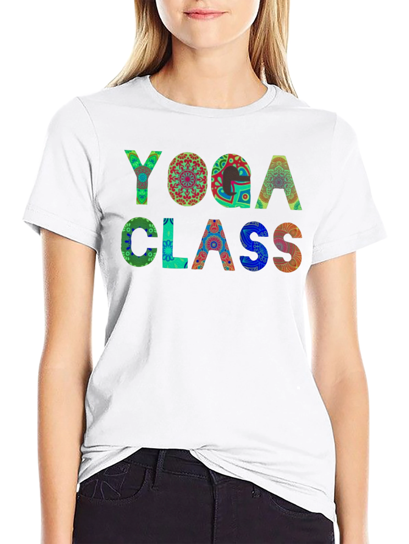 Yoga Class T-Shirt - Colorful Design - 9