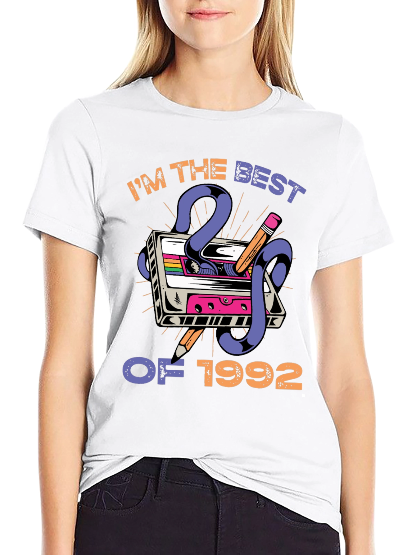 Black Best of 1992 Cassette Tape Graphic Tee view 9