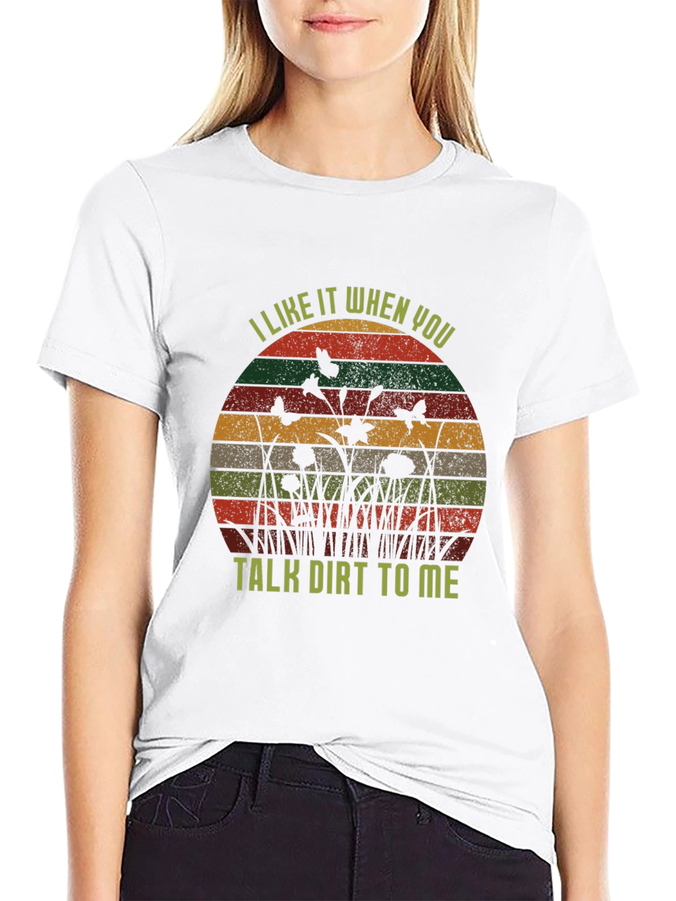 Black Talk Dirt To Me Graphic Tee view 9