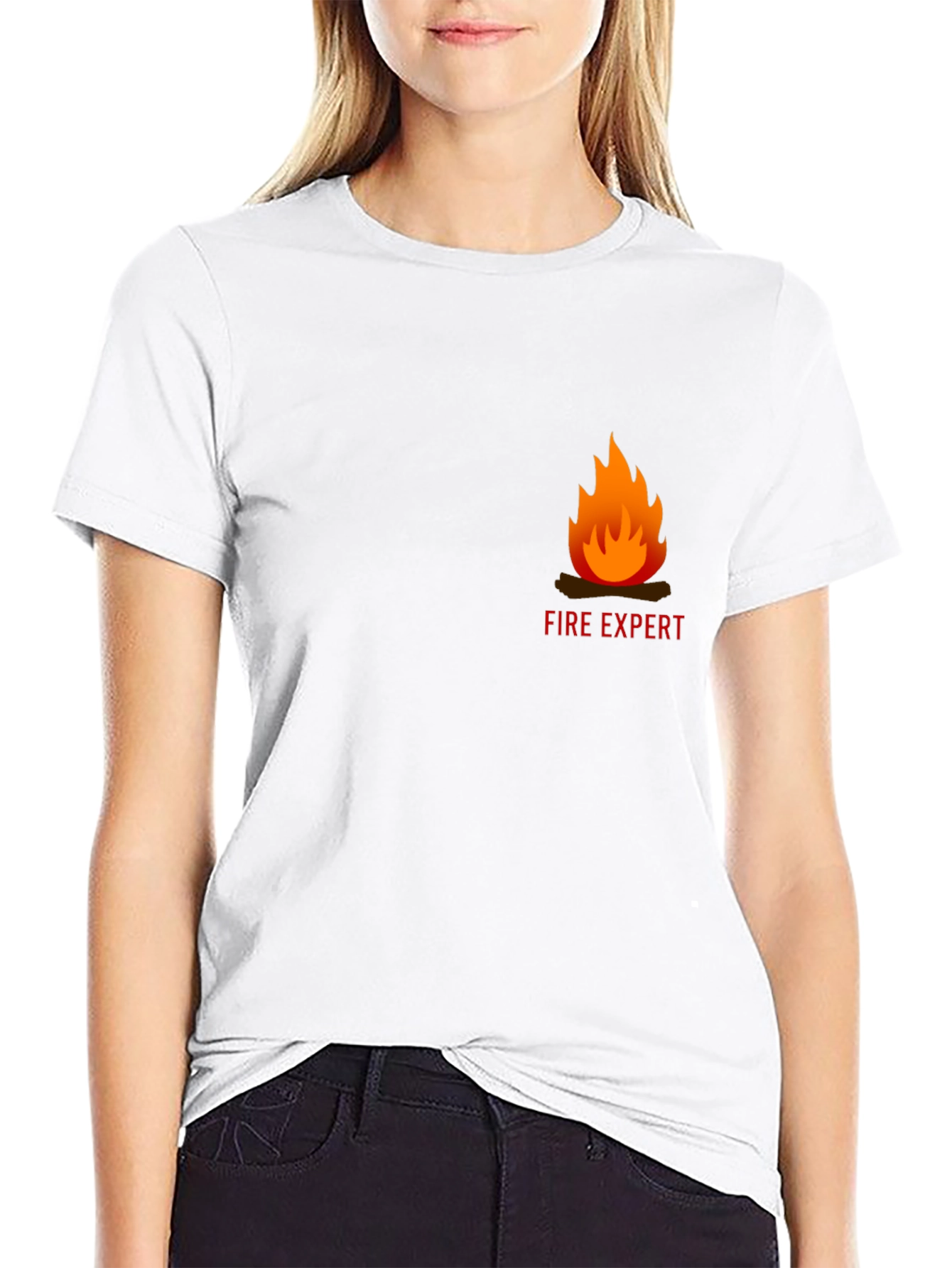 Black Fire Expert Black T-Shirt view 9