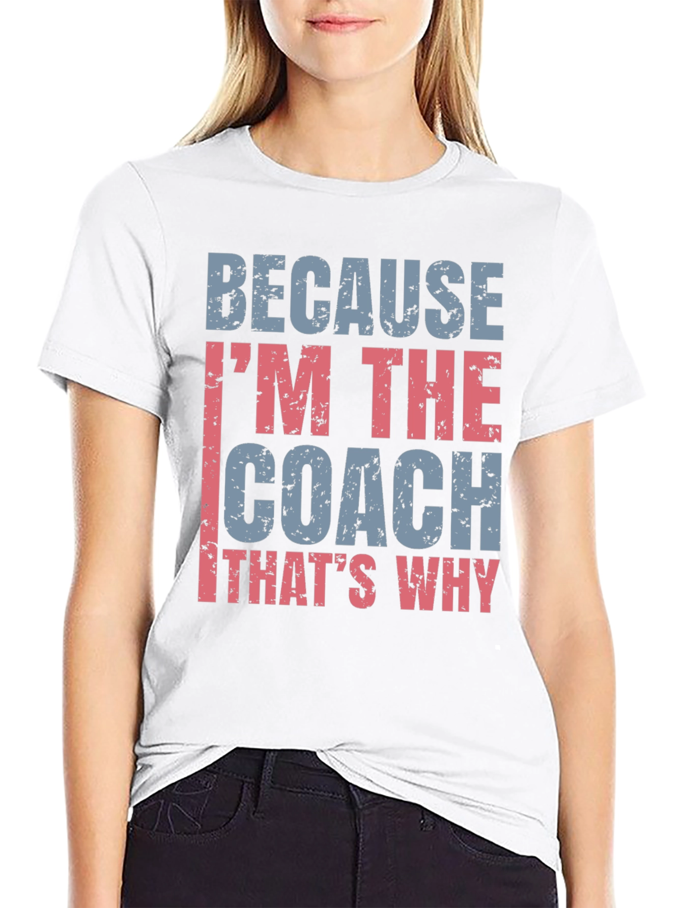 Black Coach T-Shirt - Because I'm The Coach view 9