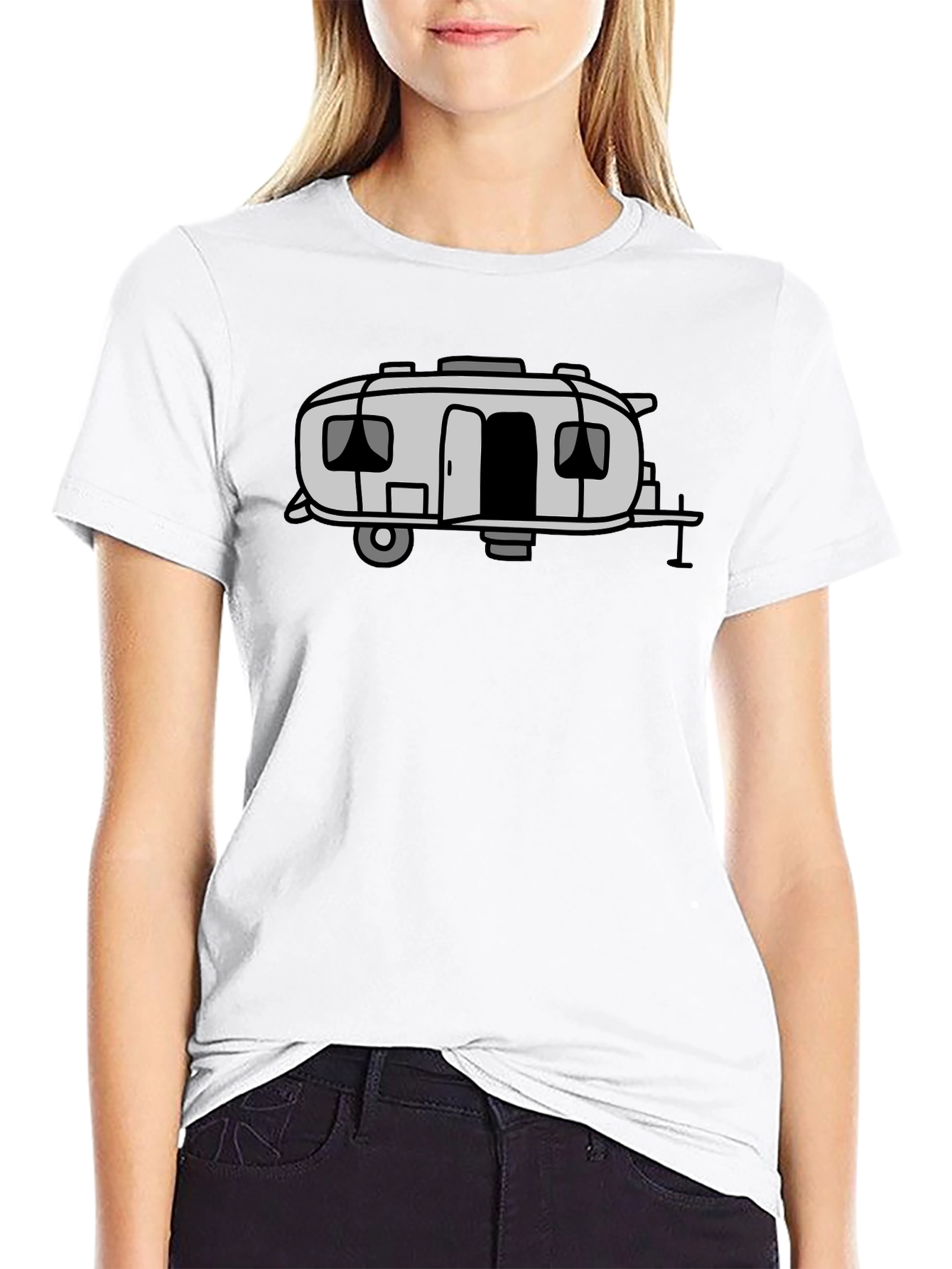 Retro Camper Graphic Tee - Black - 9