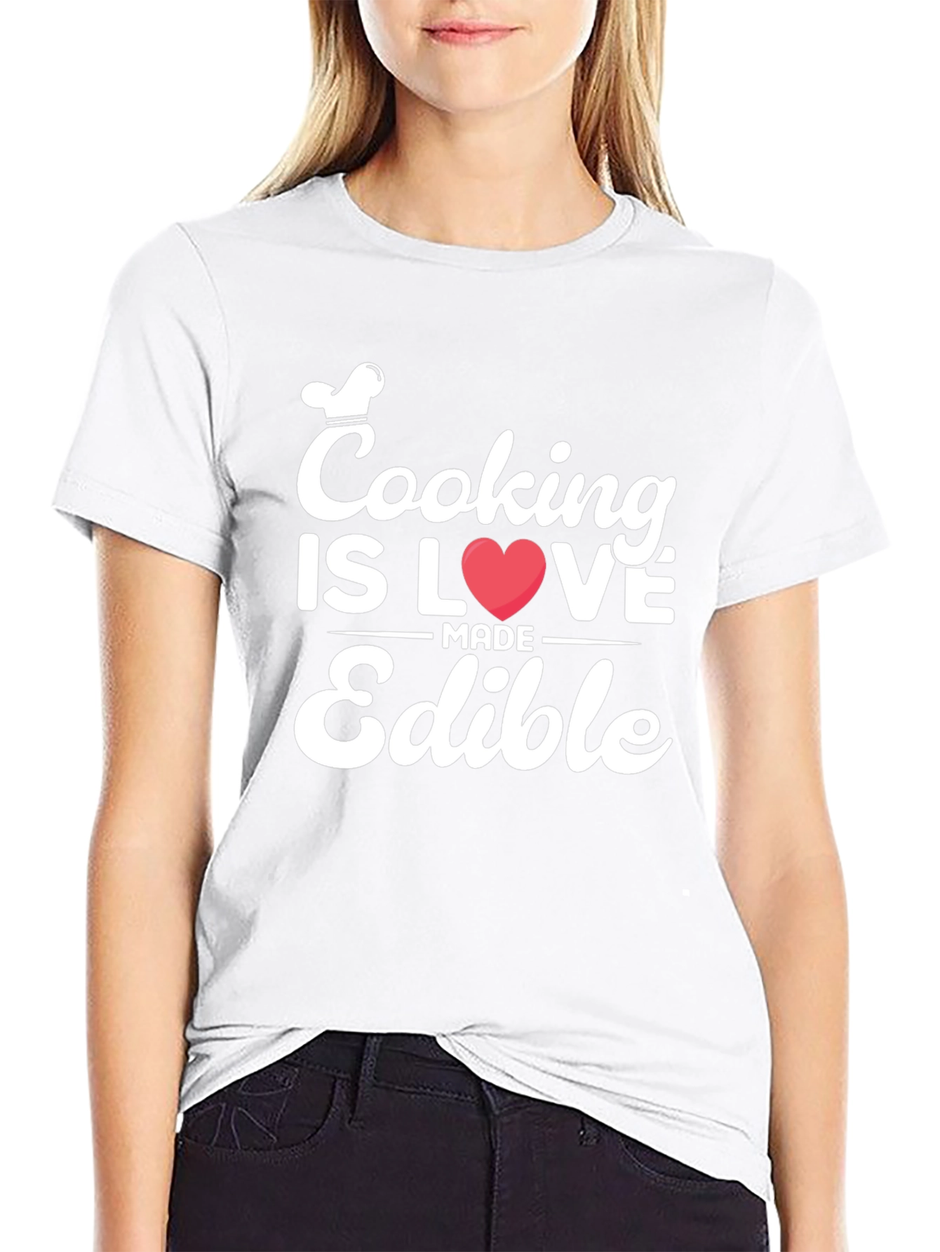 Black Cooking Is Love Made Edible Graphic Tee view 9