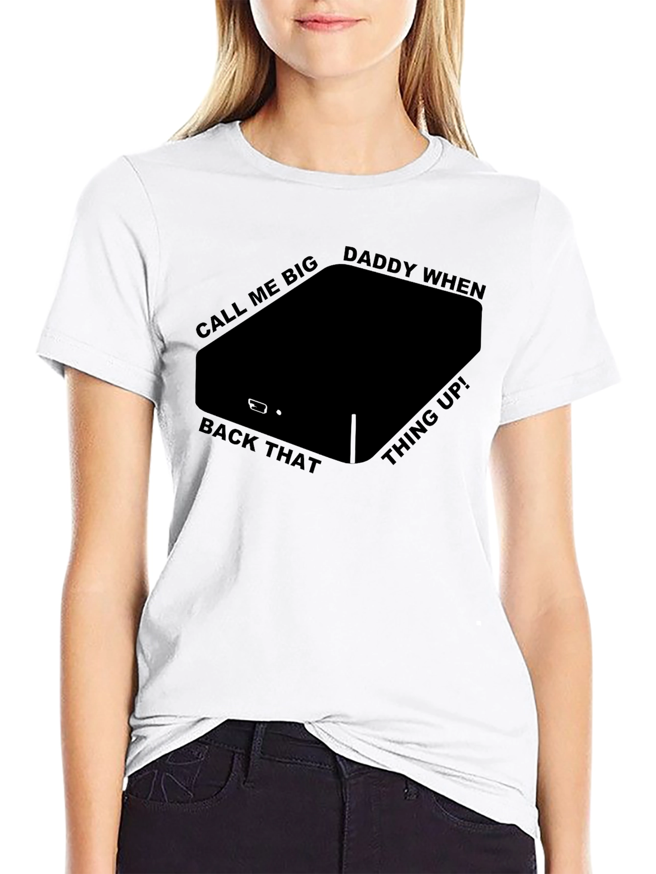 Black Call Me Big Daddy T-Shirt view 9