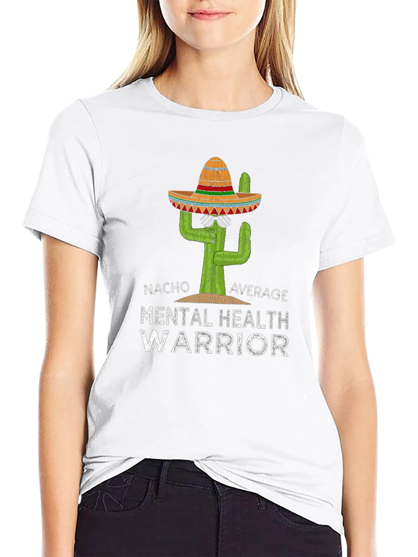 Nacho Average Mental Health Warrior T-Shirt - 9