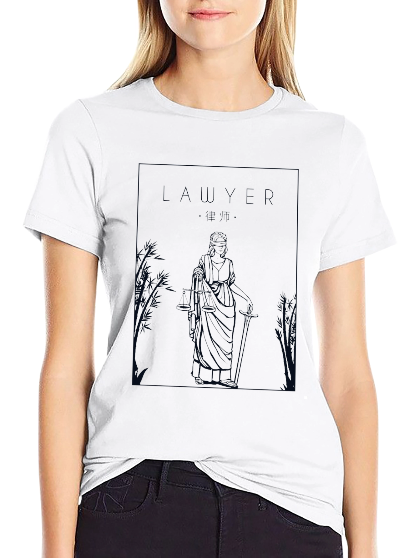Lawyer Graphic Tee - Scales of Justice T-Shirt - 9