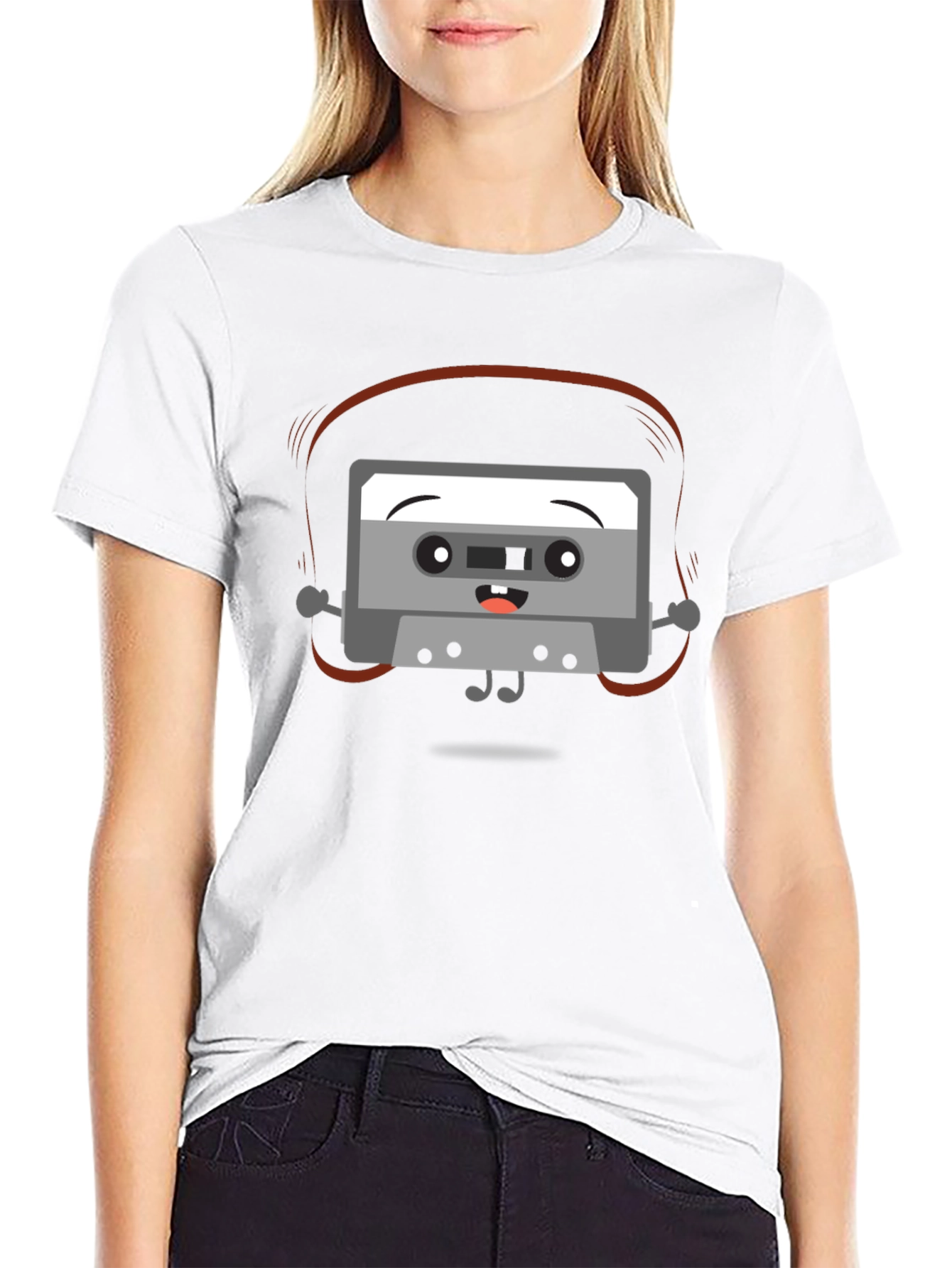 Black Retro Mixtape T-Shirt - Musical Throwback view 9