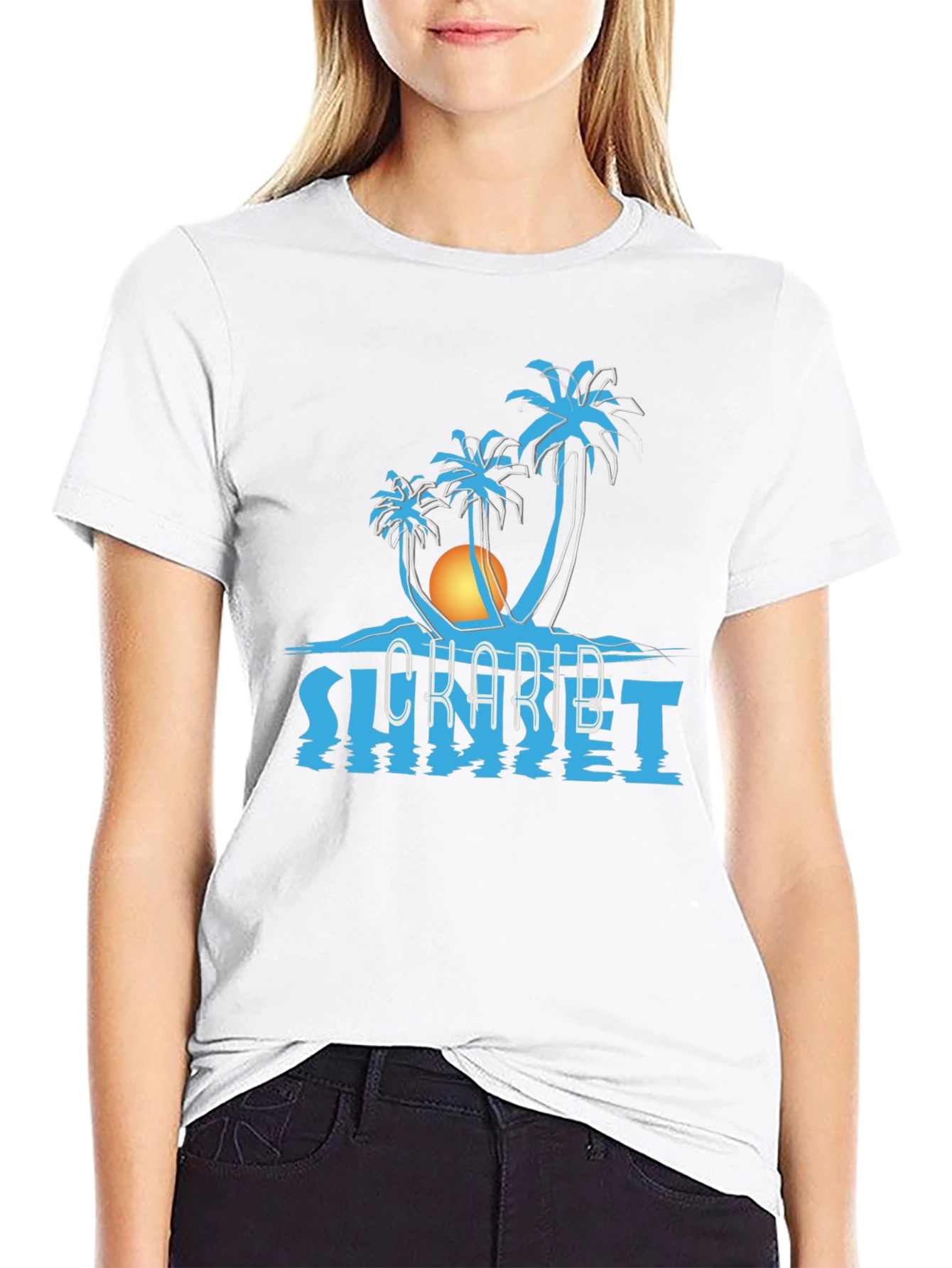 Caribbean Sunset Graphic T-Shirt - 9