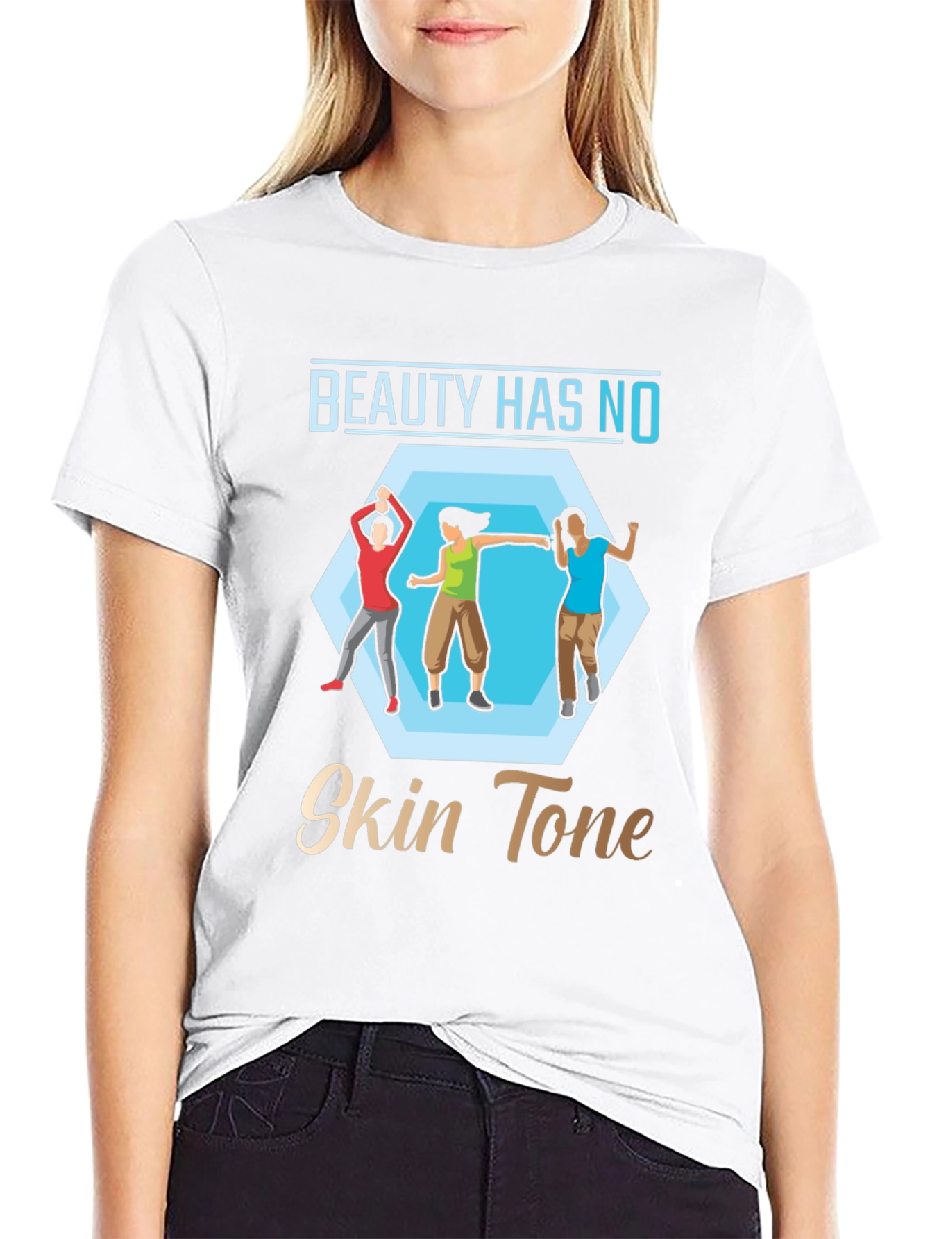 Black Beauty Has No Skin Tone Graphic T-Shirt view 9