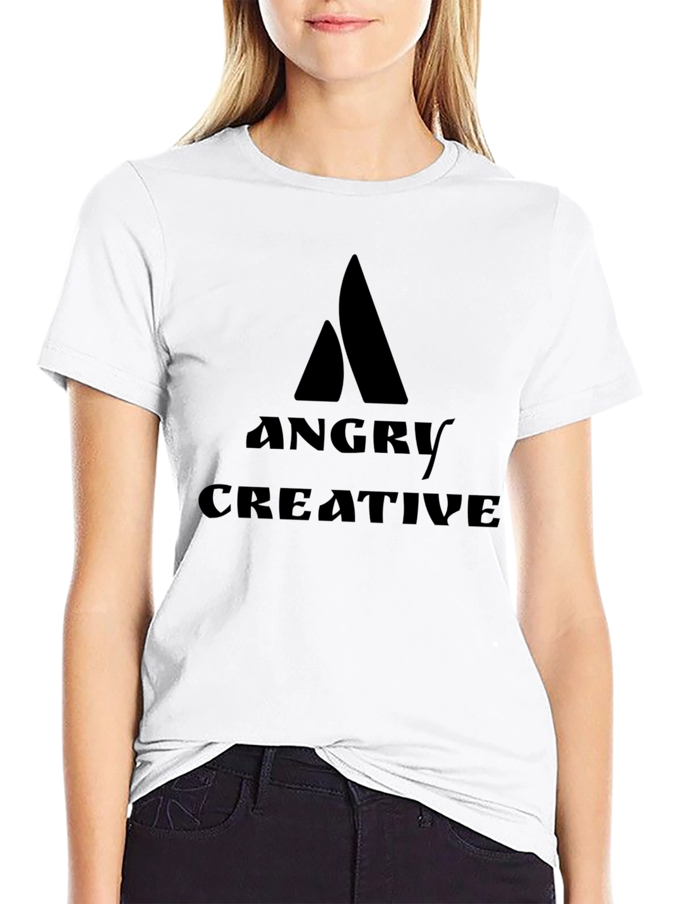 Angry Creative Black T-Shirt - 9