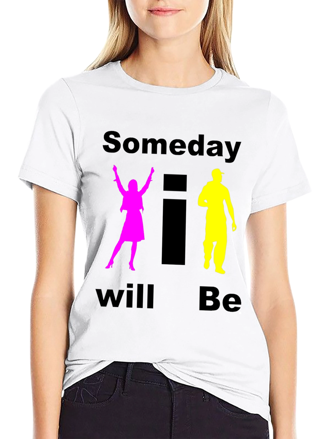 Black Someday I Will Be T-Shirt view 9