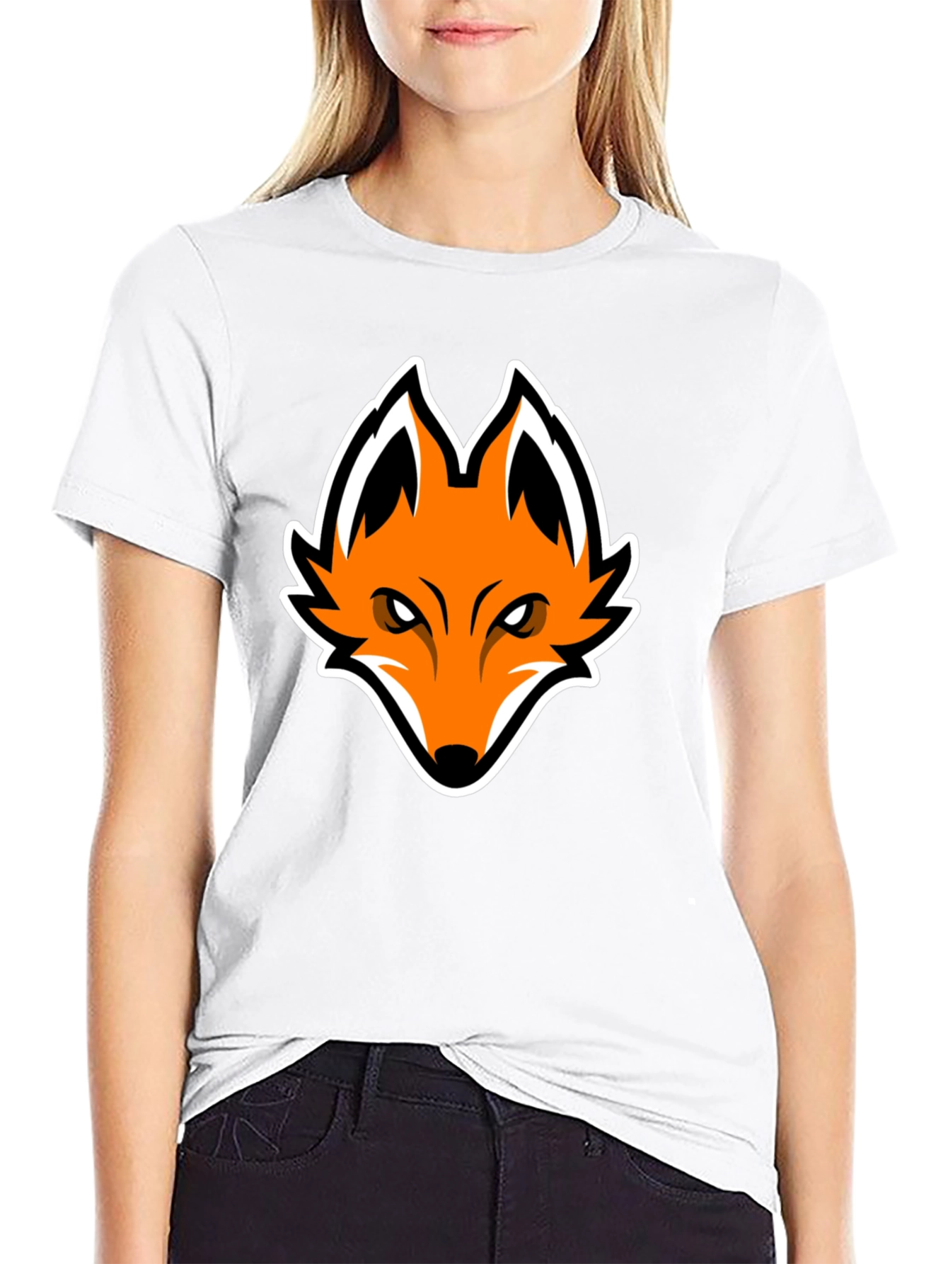 Black Fox Graphic Black T-Shirt view 9