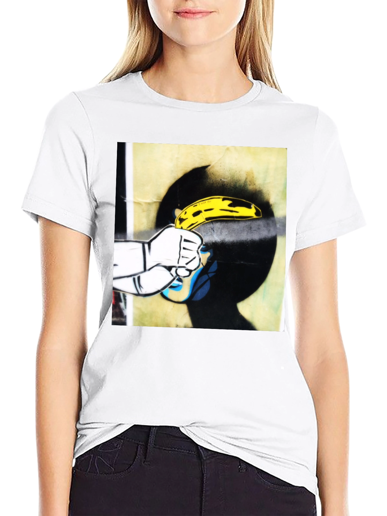 Black Banana Gun T-Shirt - Pop Art Graphic Tee view 9