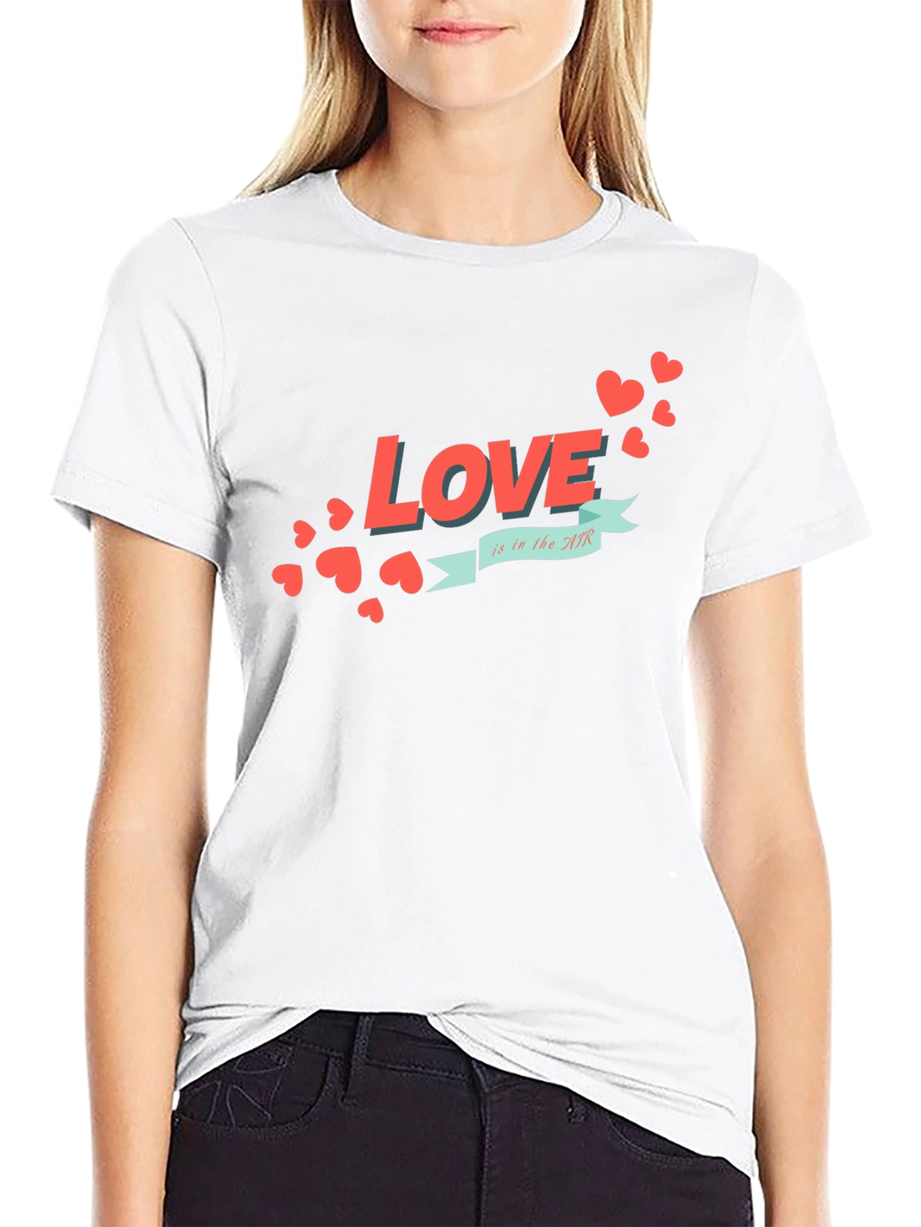 Black Love is in the Air Graphic Tee view 9