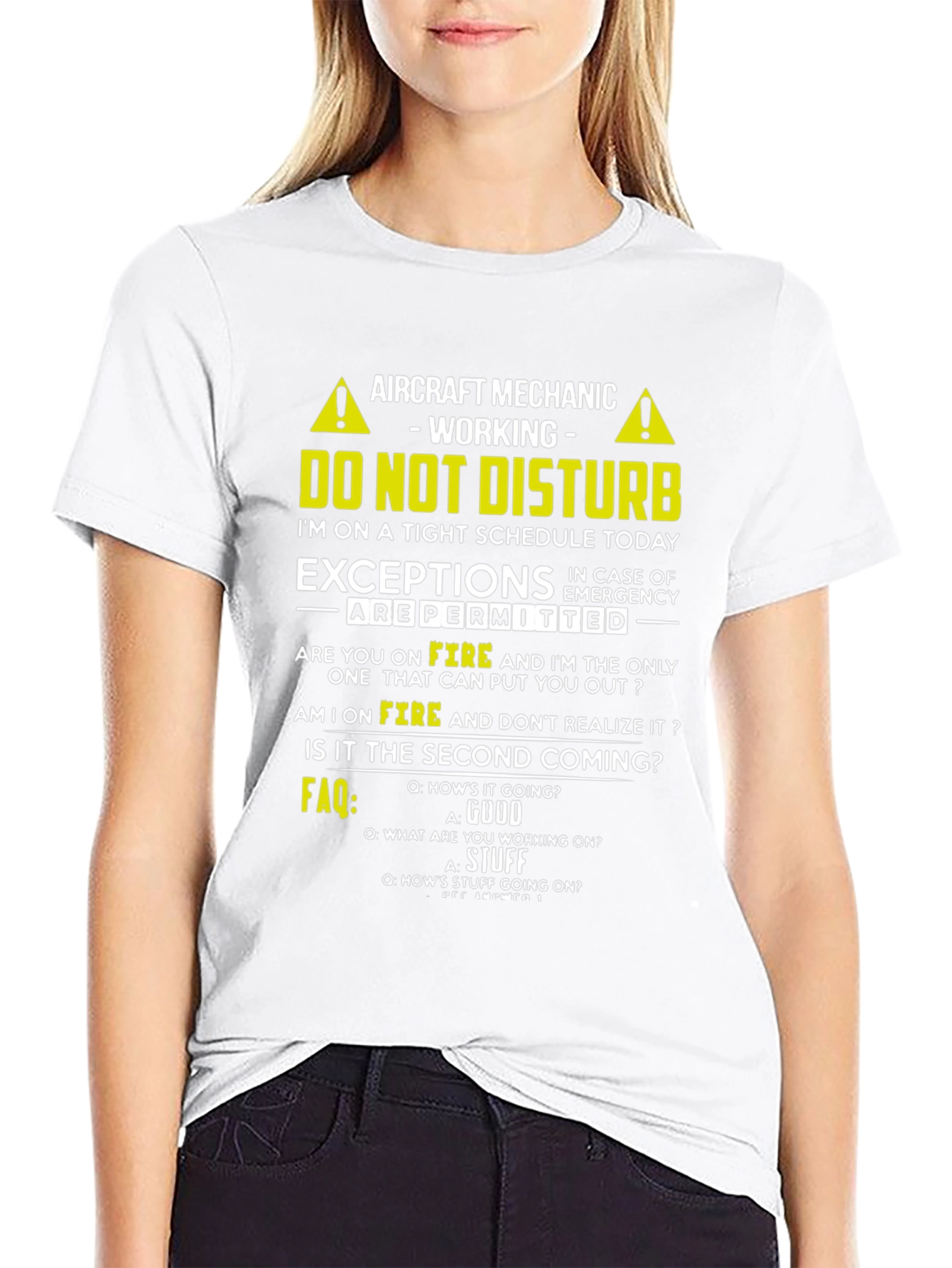 Aircraft Mechanic T-Shirt - Do Not Disturb - 9