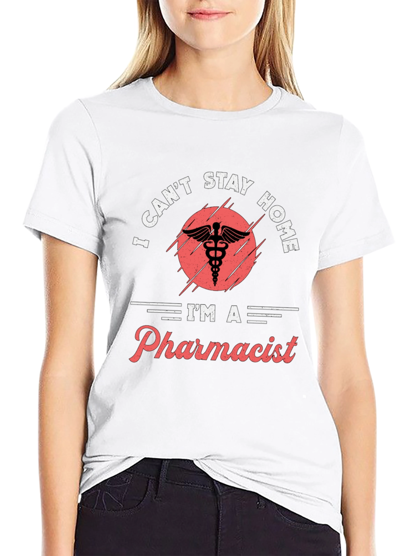 Black Pharmacist T-Shirt - I Can't Stay Home view 9