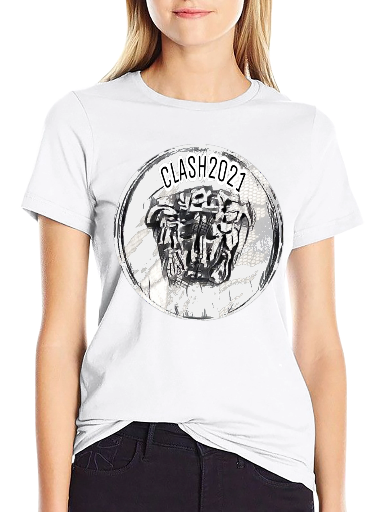 Black Clash 2021 Graphic Print T-Shirt view 9