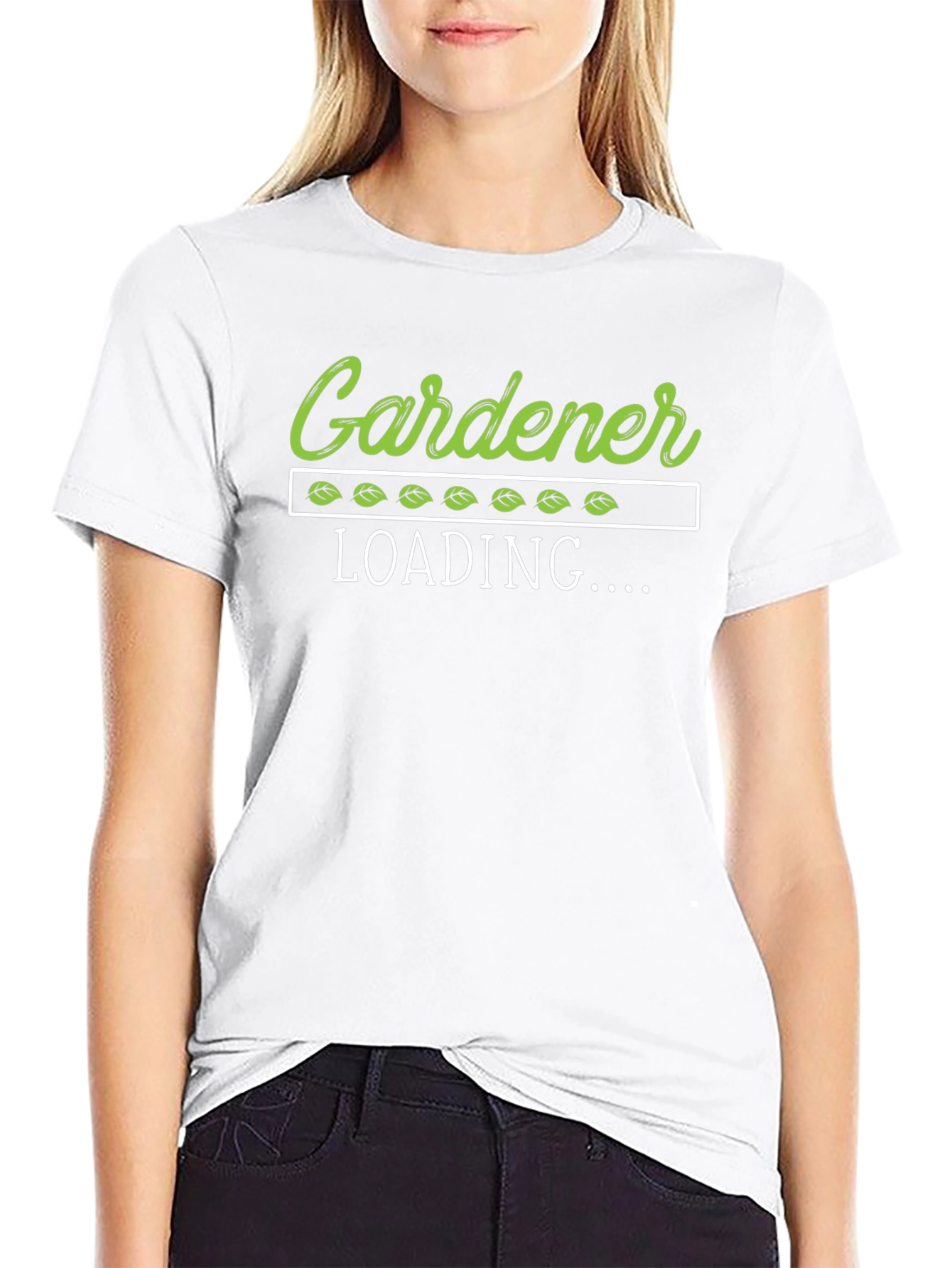 Black Gardener Loading T-Shirt - Black view 9