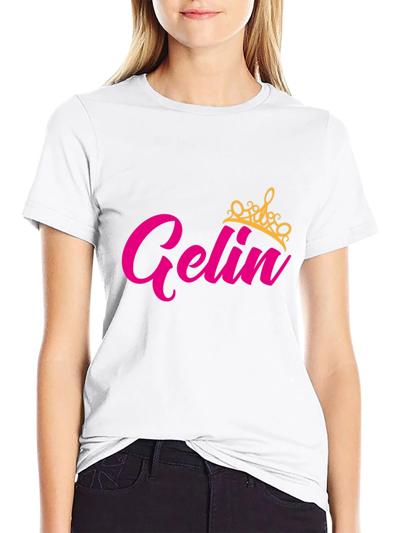 Black Gelin Crown Black T-Shirt view 9
