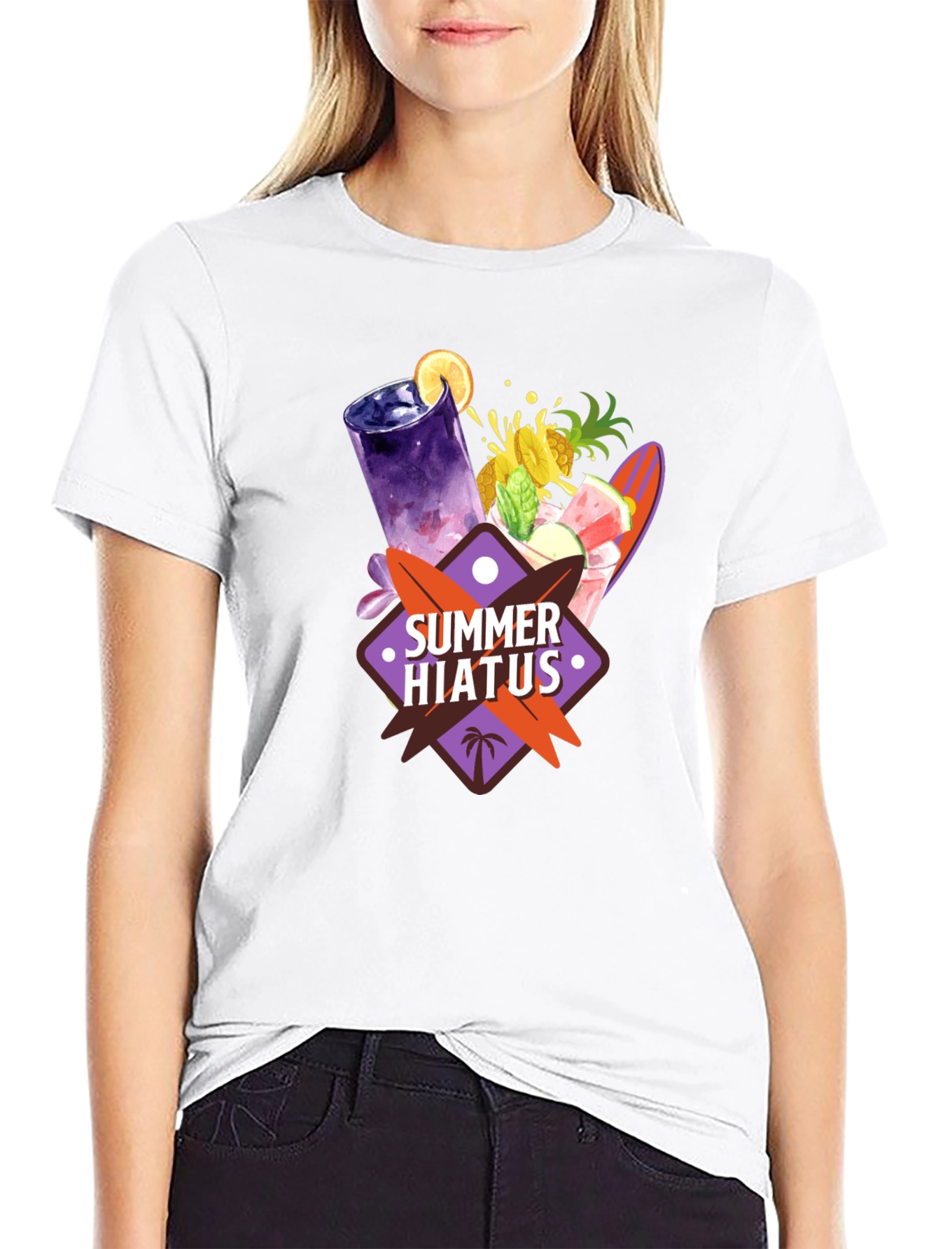 Black Summer Hiatus Graphic T-Shirt view 9