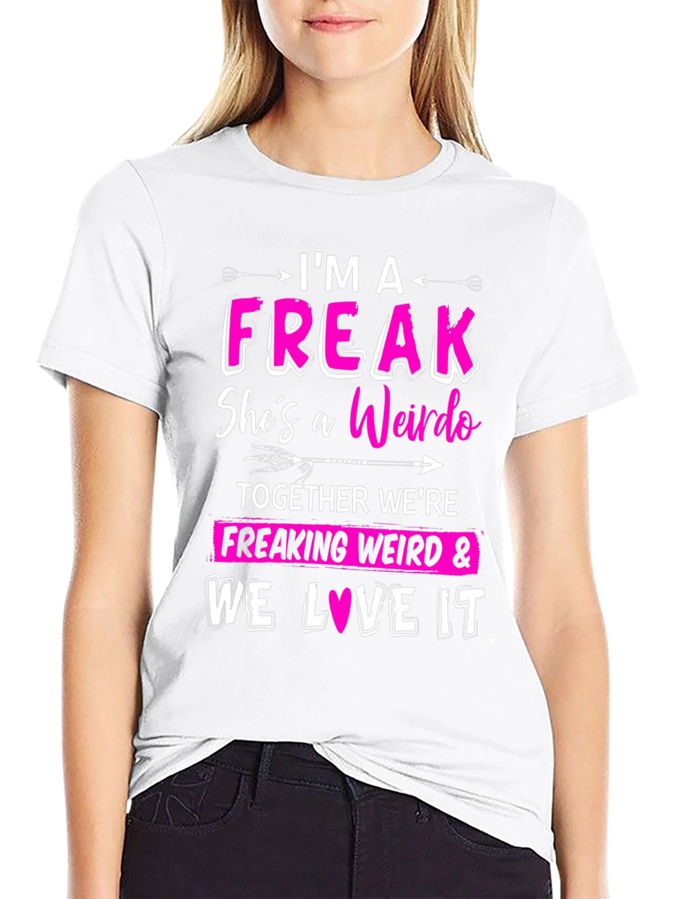 Black Freak & Weirdo Matching T-Shirt view 9