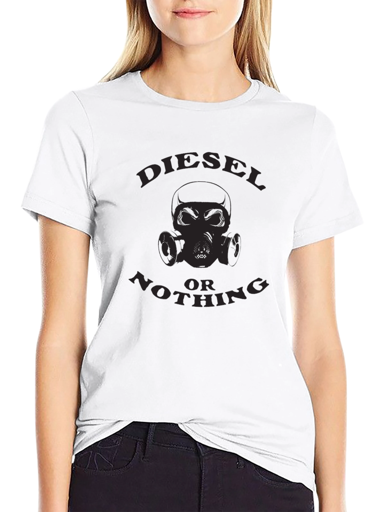 Black Diesel or Nothing Graphic T-Shirt view 9