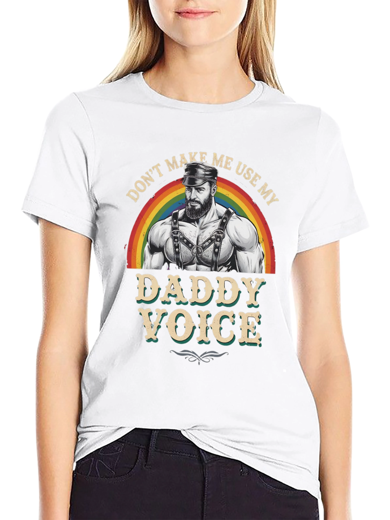 Black Don't Make Me Use My Daddy Voice T-Shirt view 9