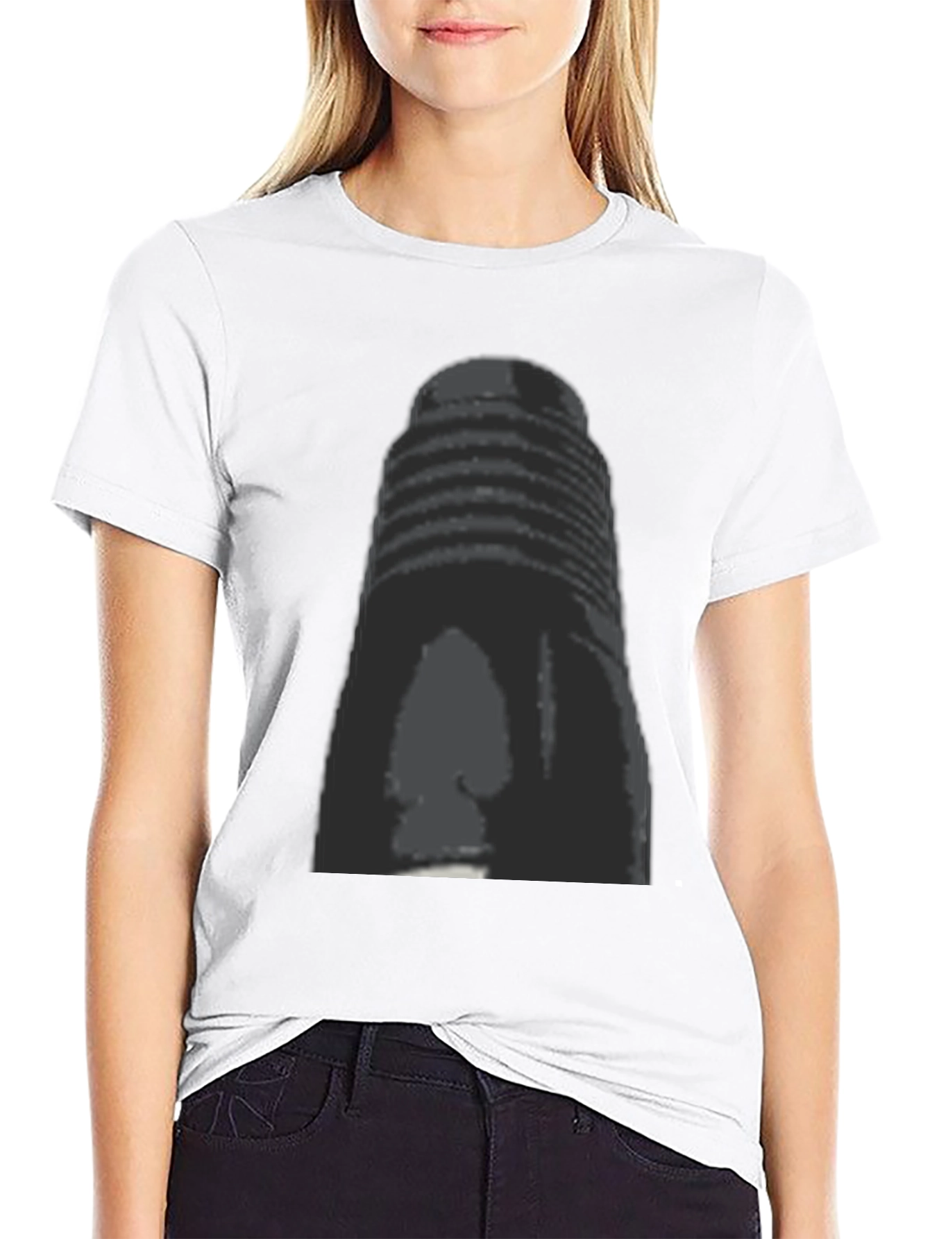 Black Graphic Print Black T-Shirt view 9