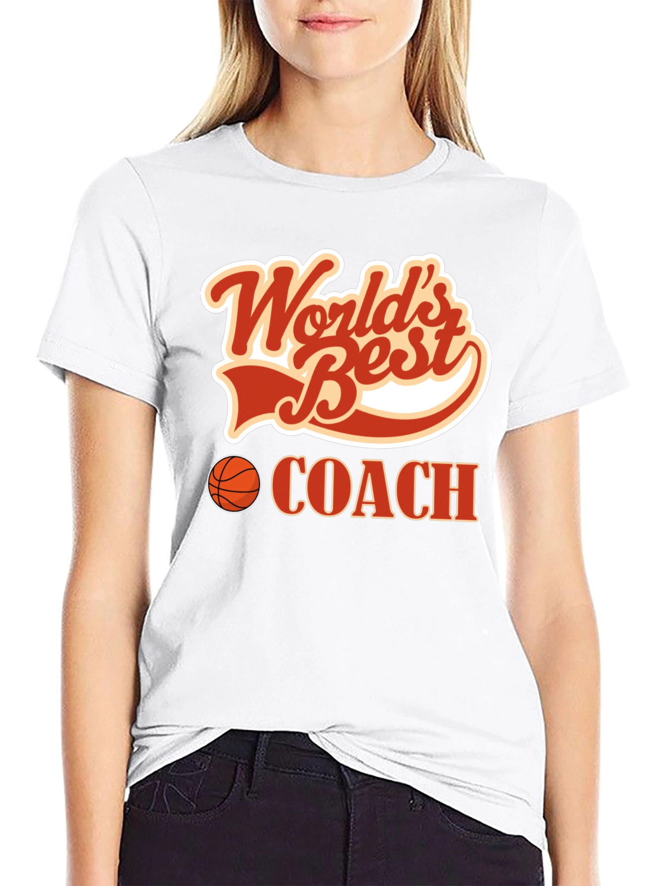 Black World's Best Coach T-Shirt view 9