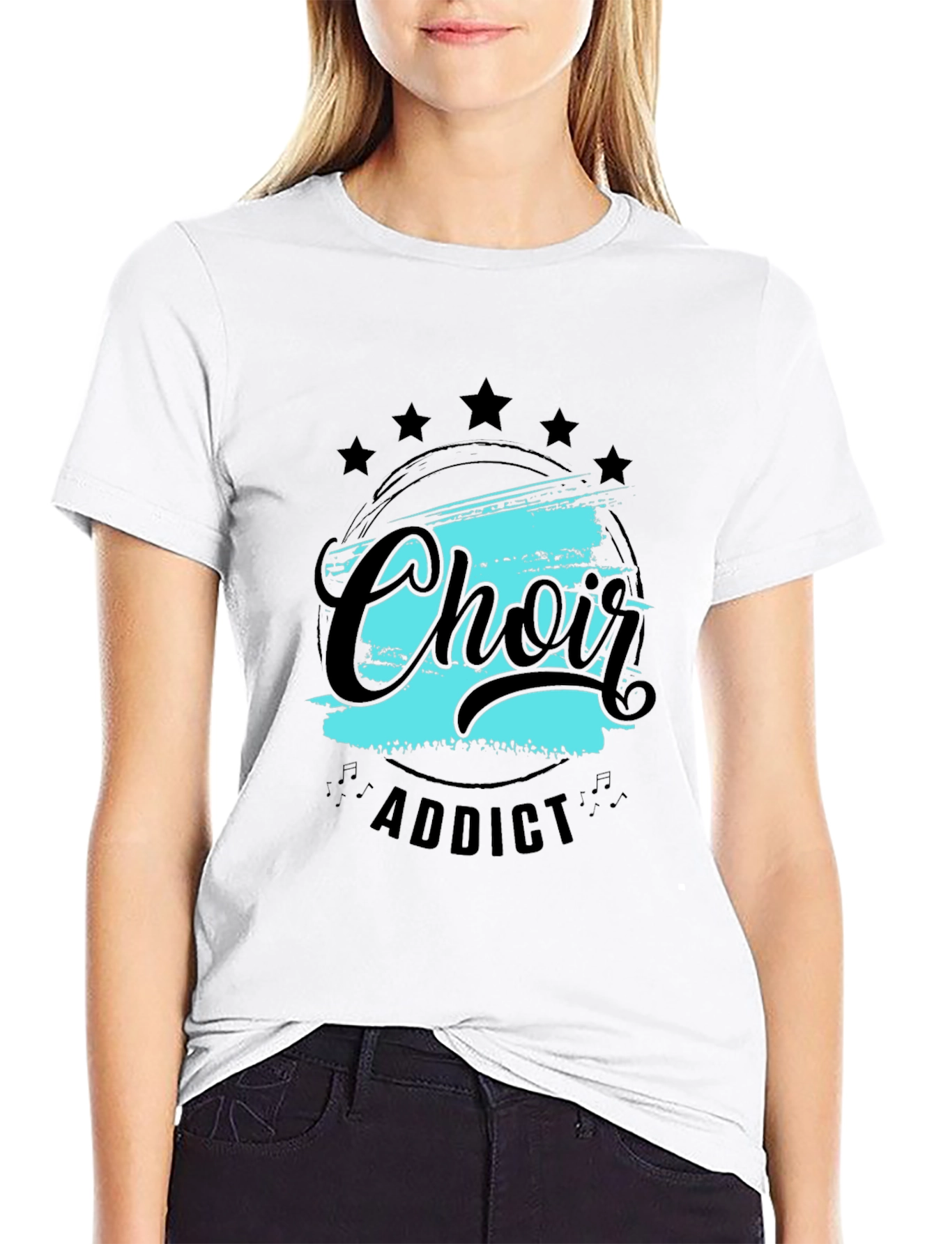 Black Choir Addict Black T-Shirt view 9