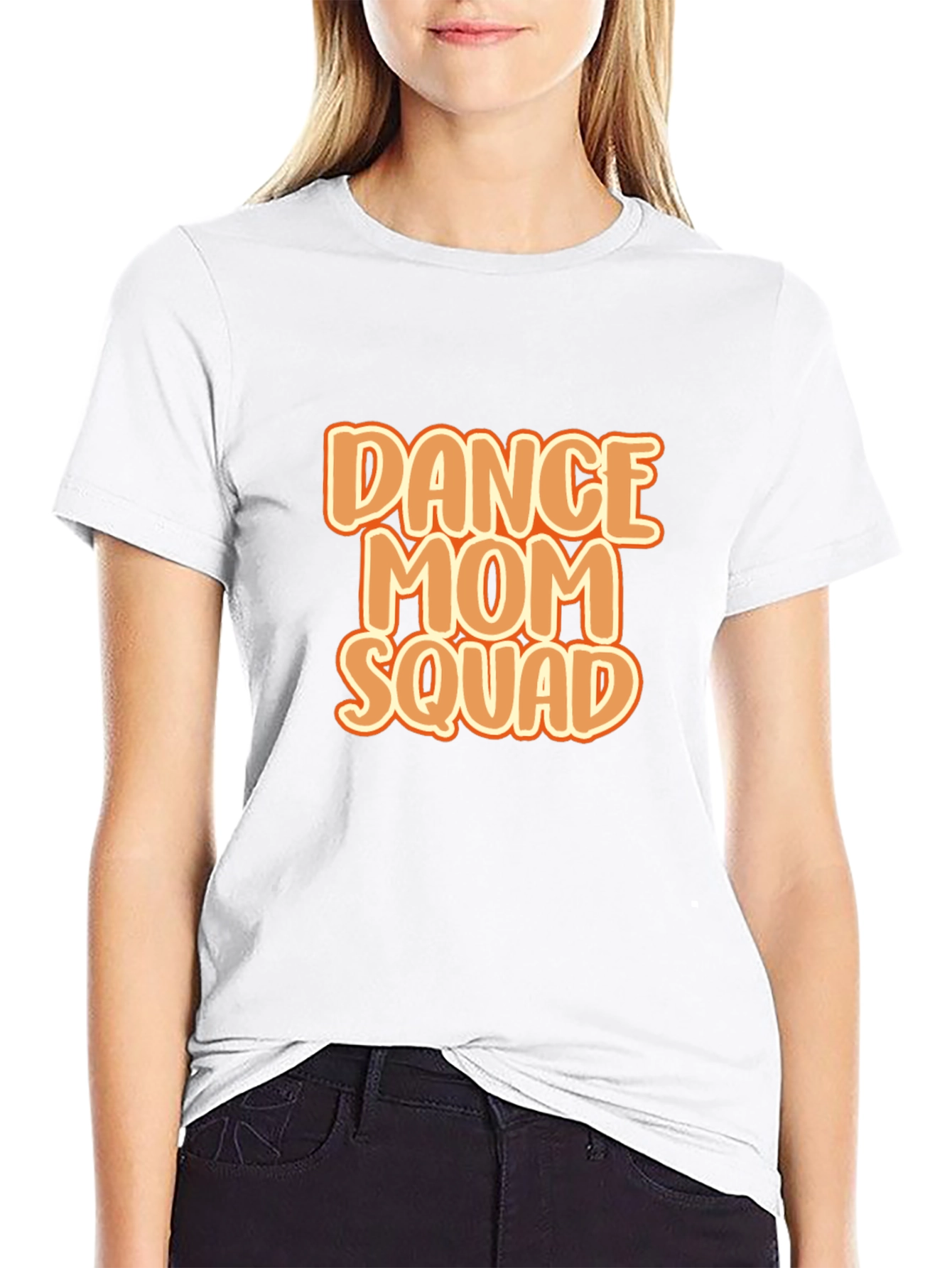 Black Dance Mom Squad Black Graphic Tee view 9