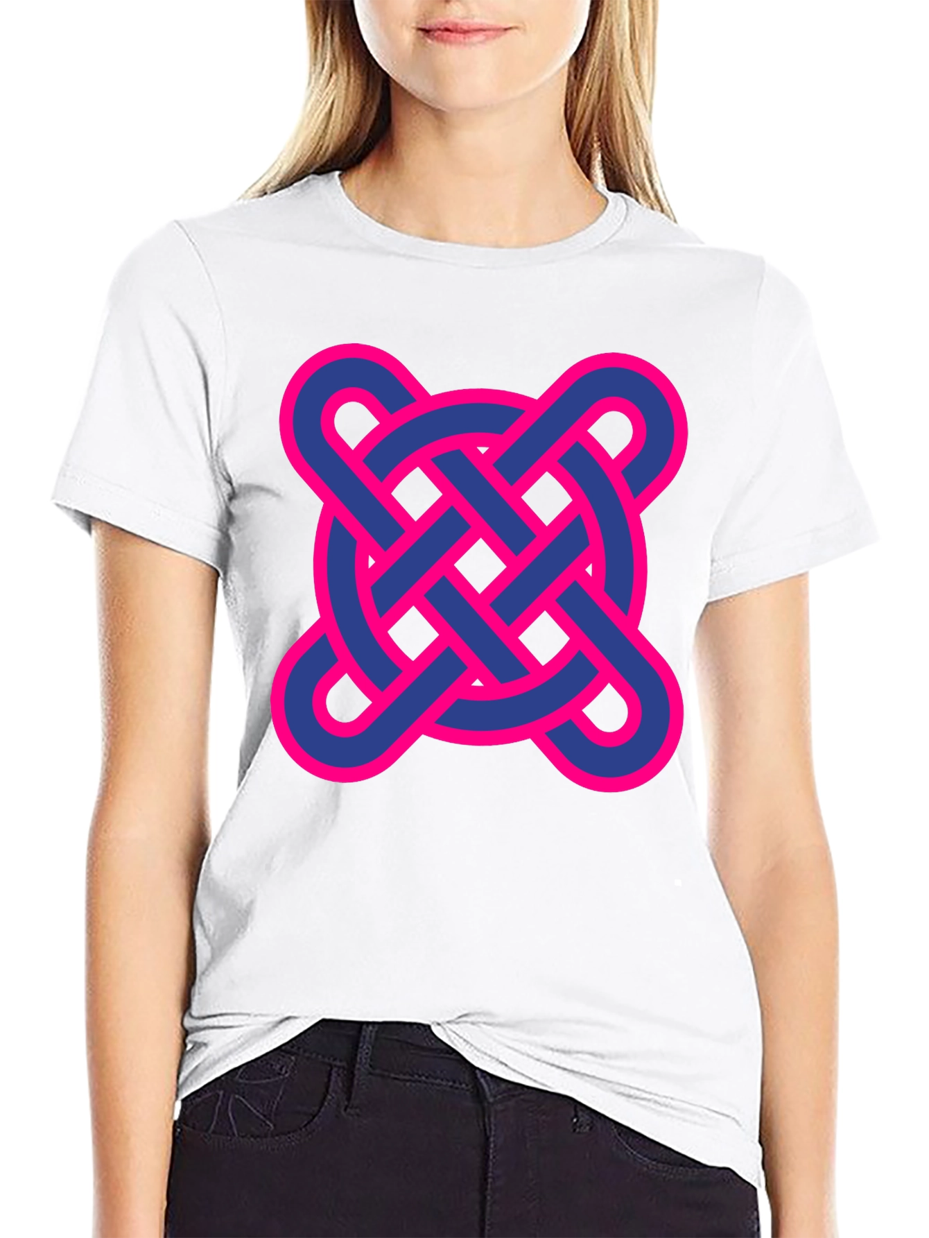 Black Adinkra Symbol Graphic T-Shirt - Black view 9