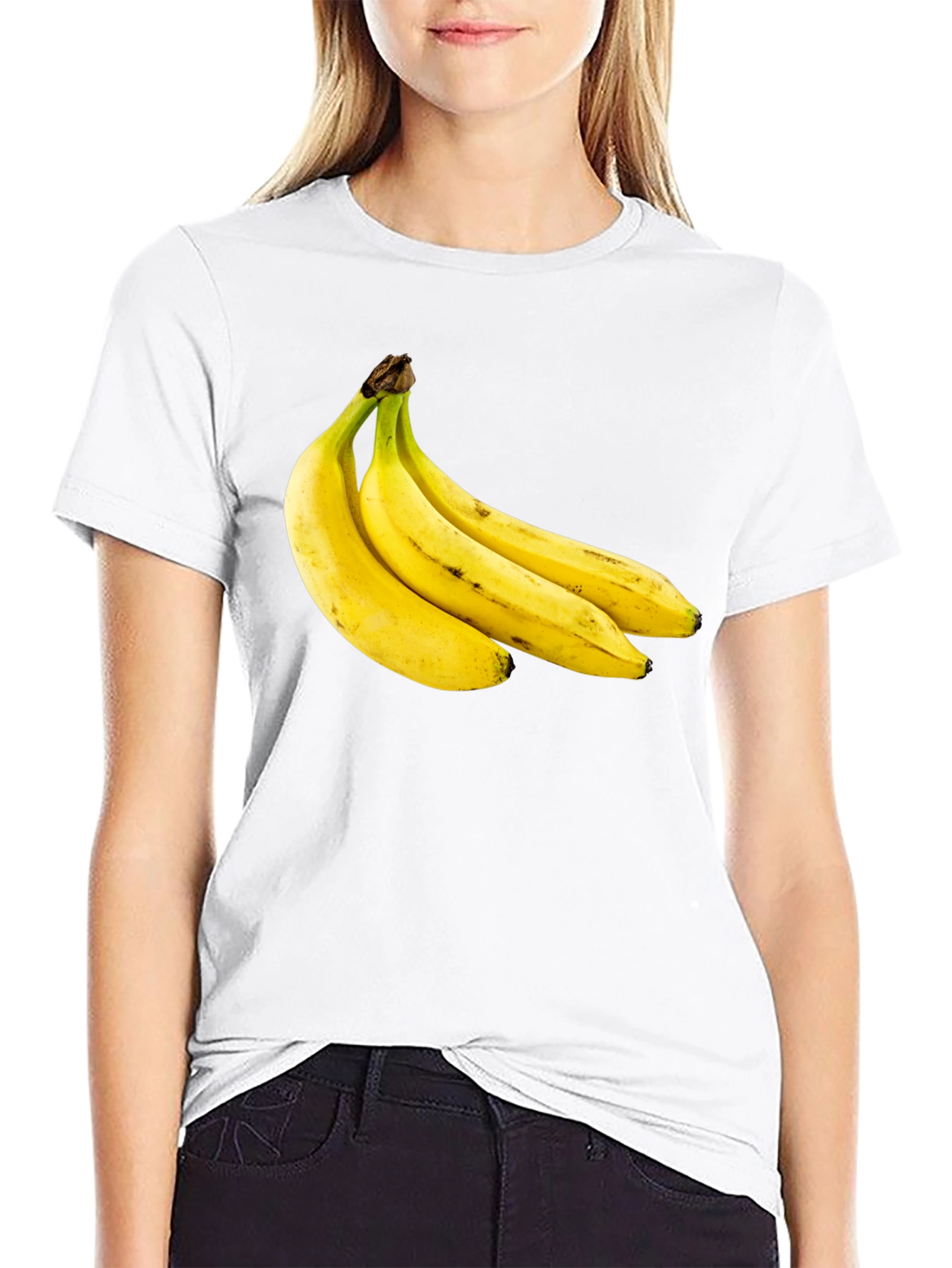 Black Banana Bunch Graphic Black T-Shirt view 9