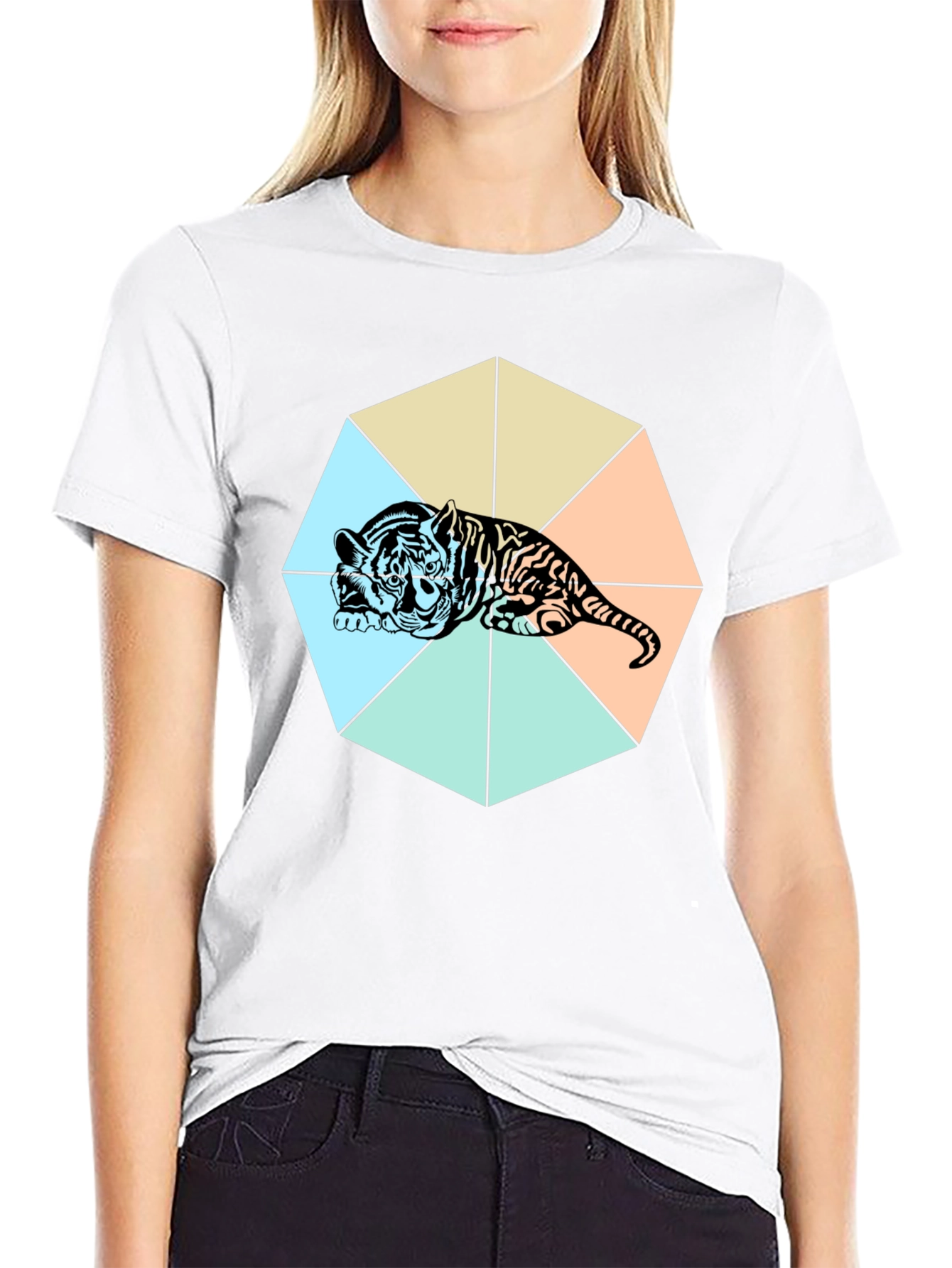 Black Tiger Graphic T-Shirt - Bold Design view 9