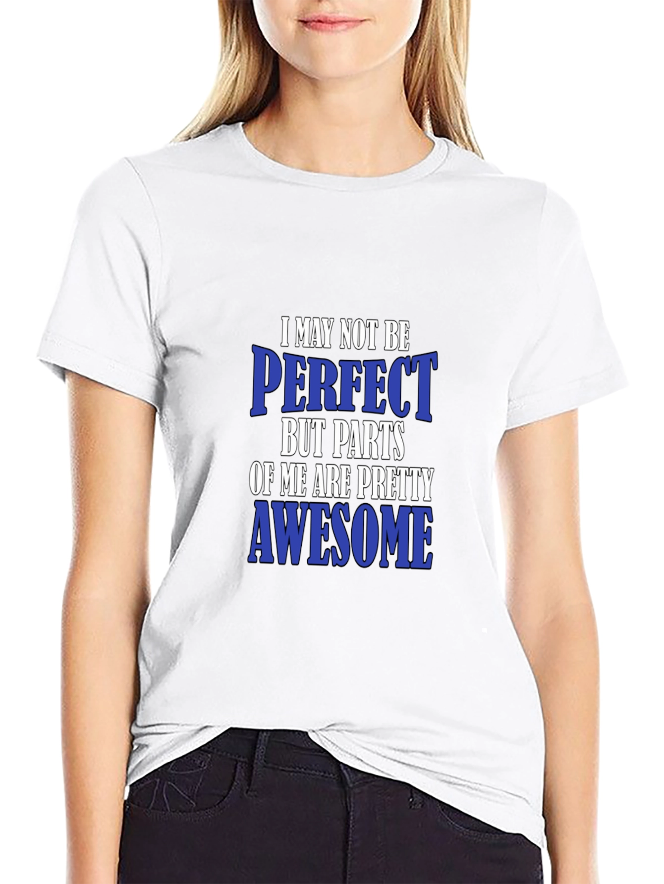 Black Awesome Parts T-Shirt Funny Sarcastic Novelty Tee view 9