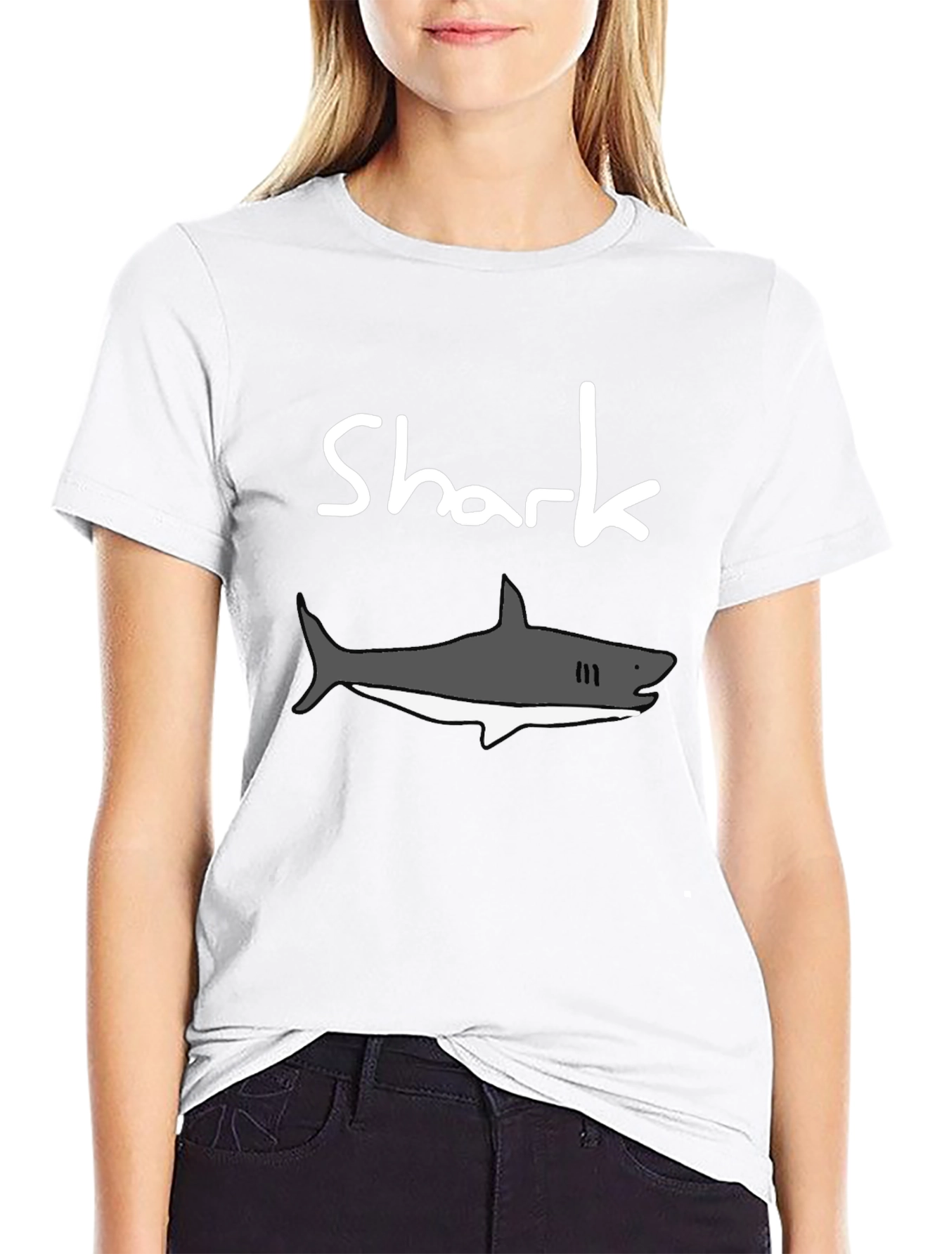Black Shark Graphic T-Shirt - Casual Comfort Tee view 9