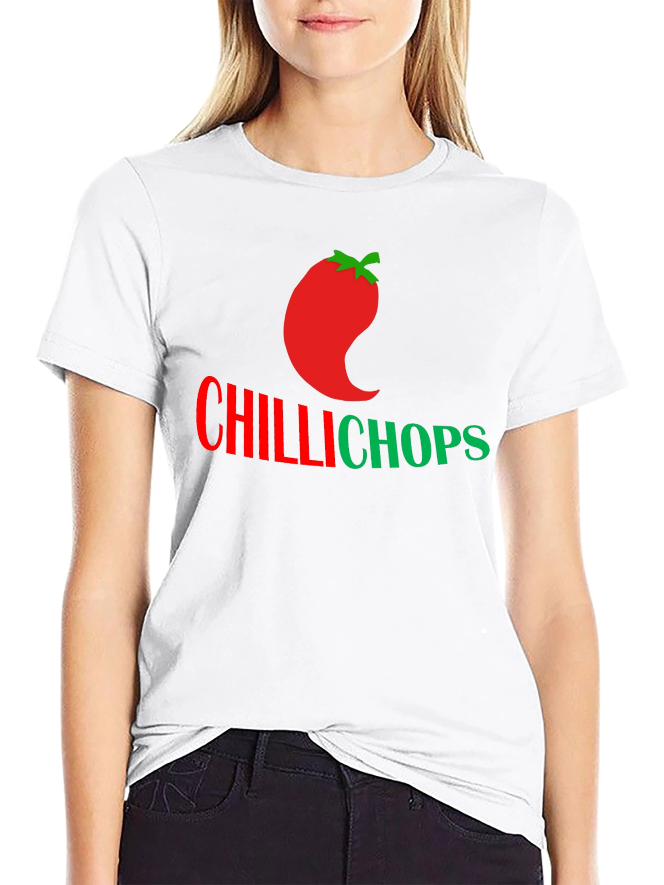 Black Chilli Chops Graphic T-Shirt - Spicy Style view 9