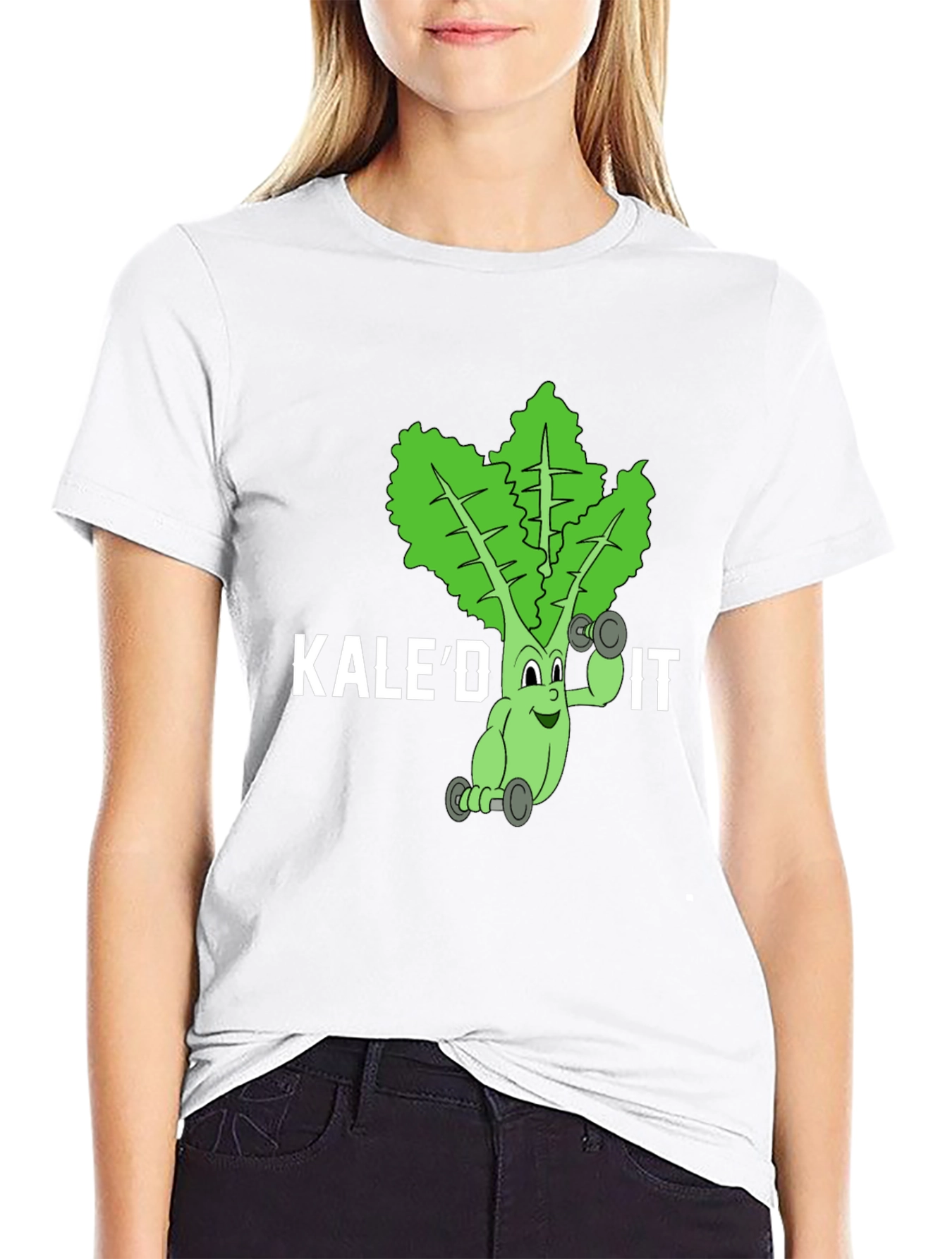 Black Kale'd It! Funny Workout T-Shirt  view 9