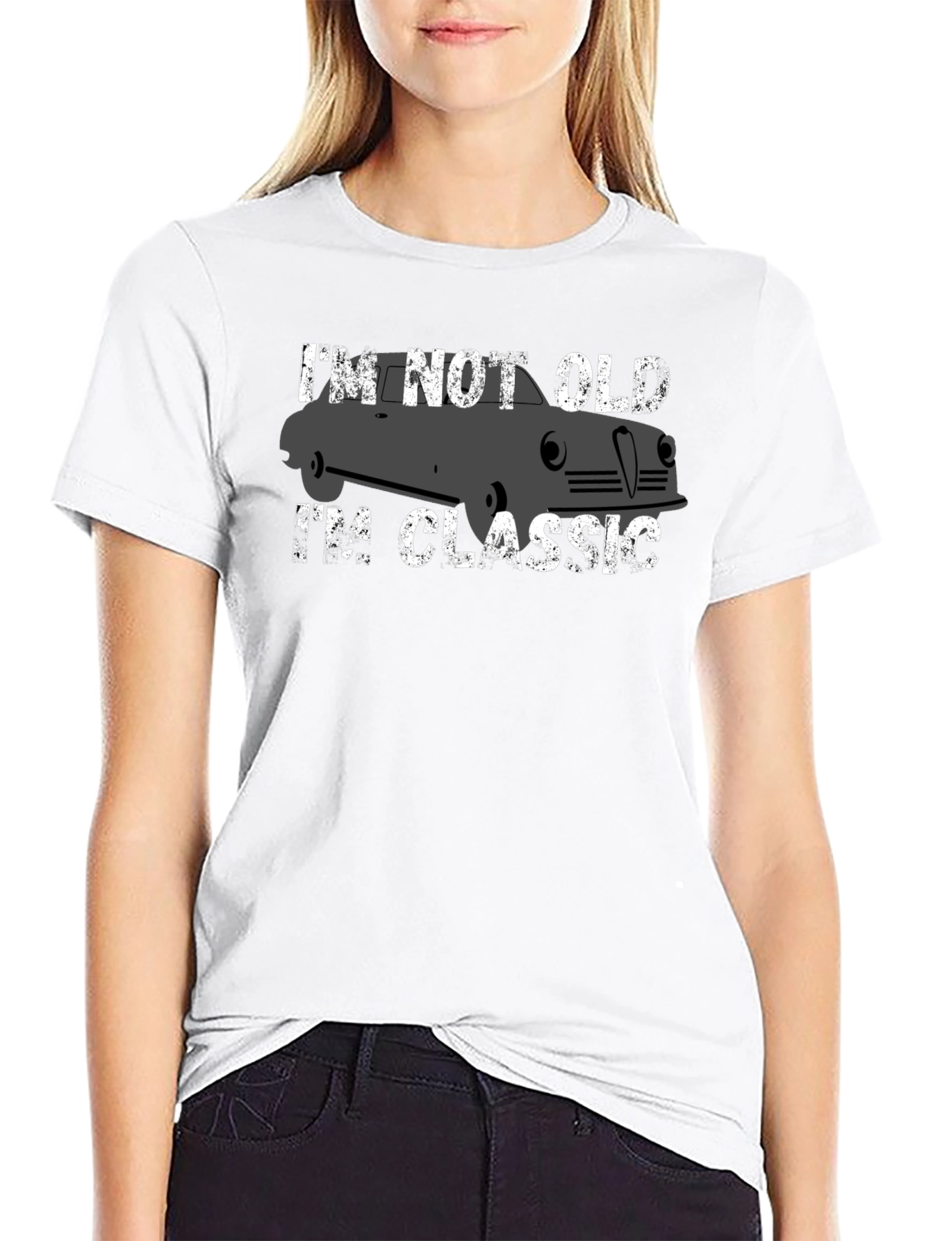 Black I'm Not Old I'm Classic Car T-Shirt view 9