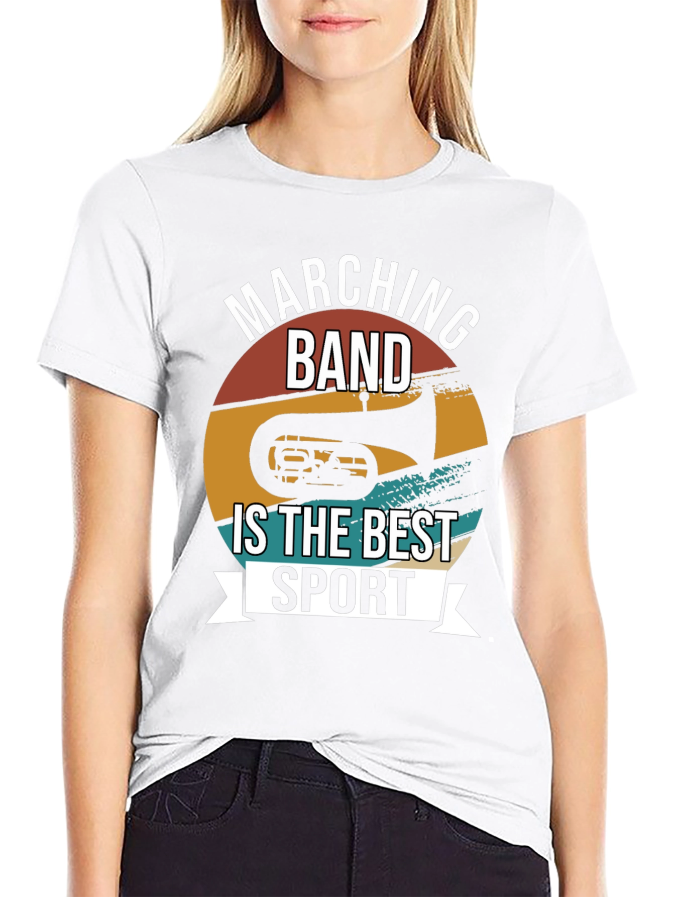 Black Marching Band Best Sport T-Shirt view 9