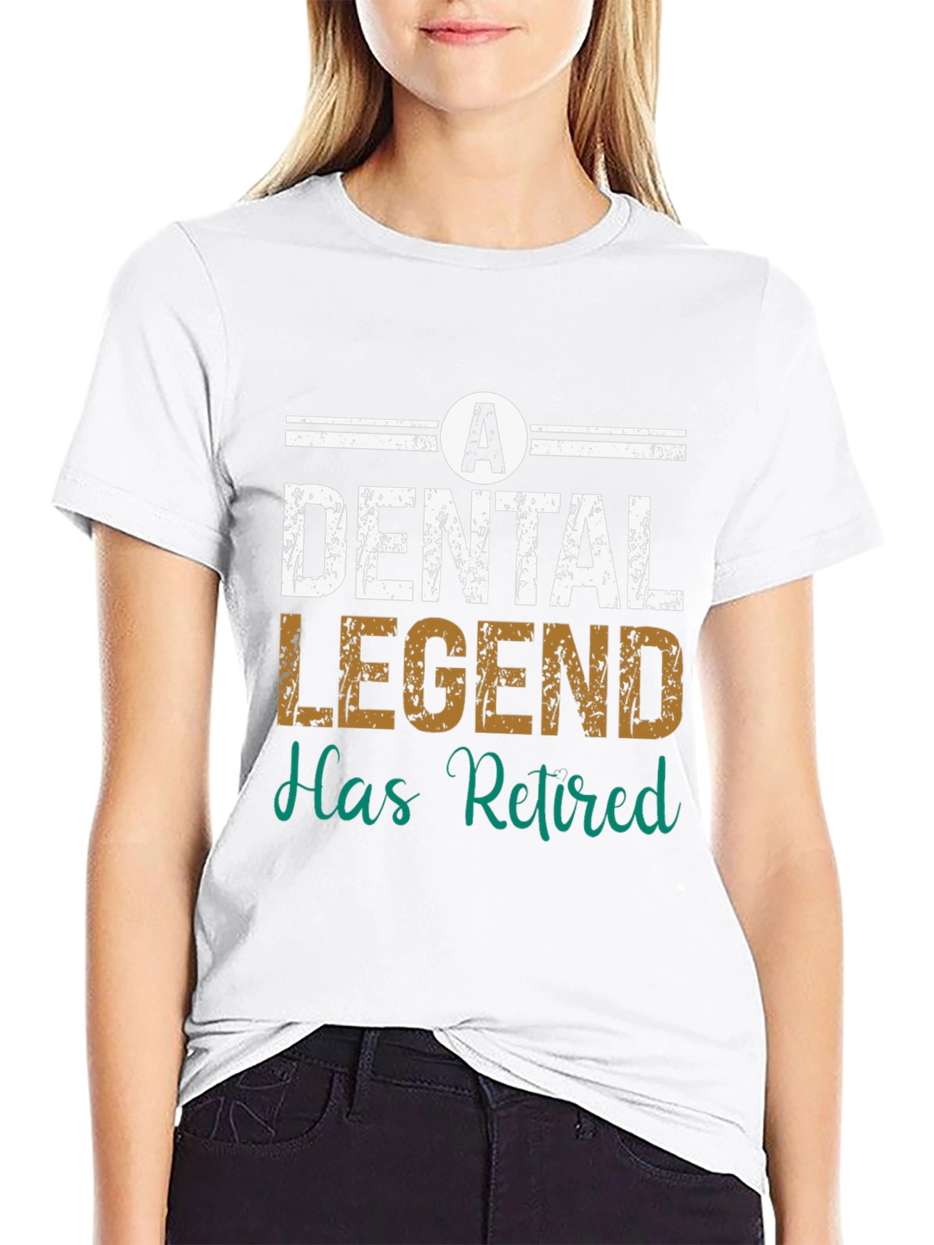 Black Dental Legend Retired T-Shirt view 9