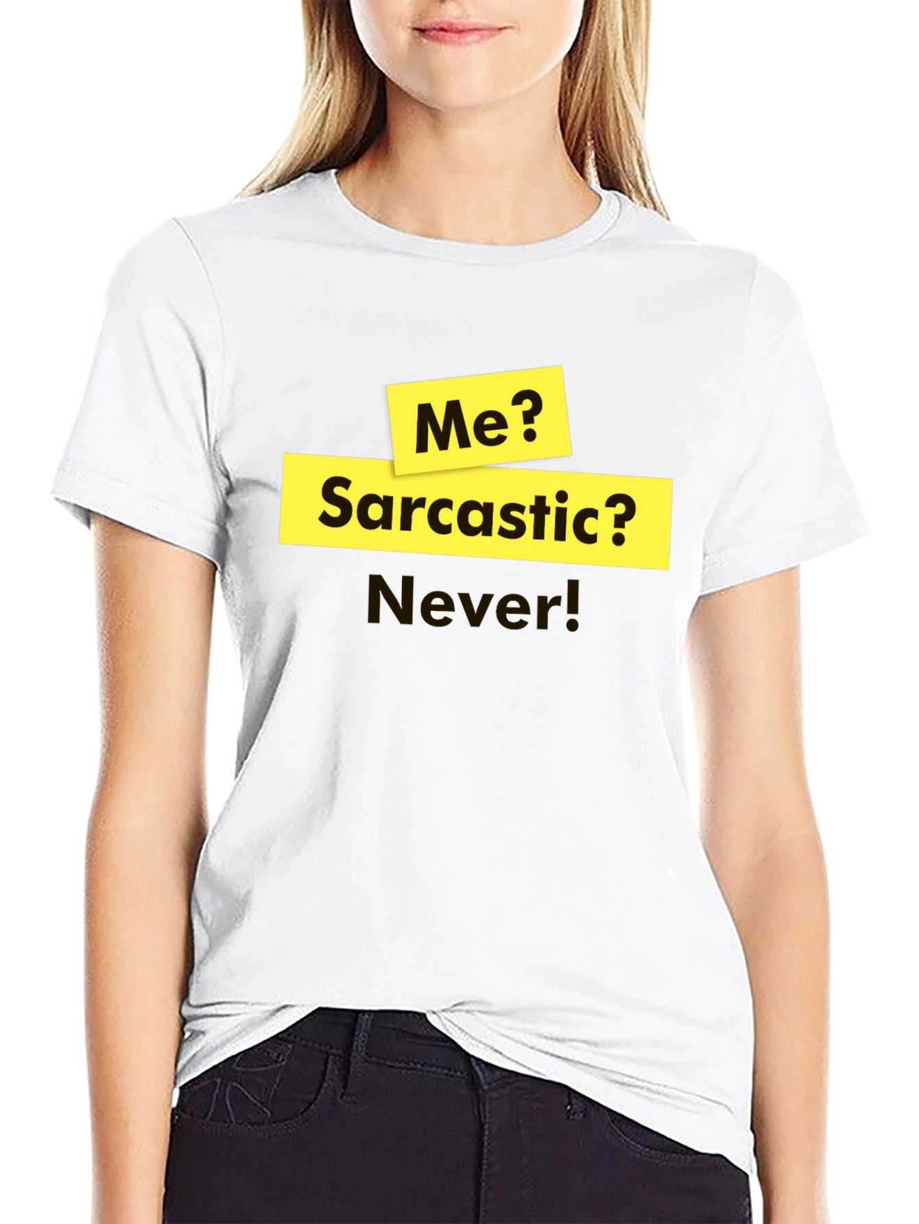 Black Sarcastic Humor T-Shirt - Funny Statement Tee view 9