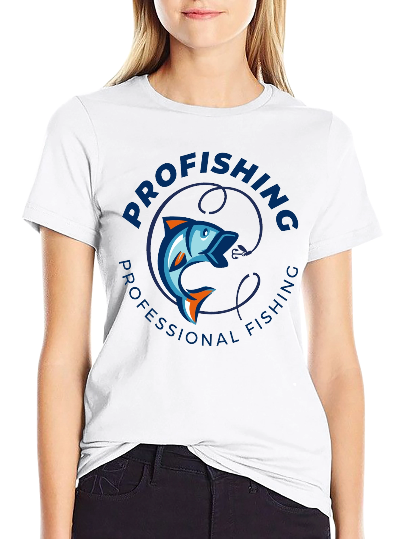 Black ProFishing Graphic Tee - Black Fishing T-Shirt view 9