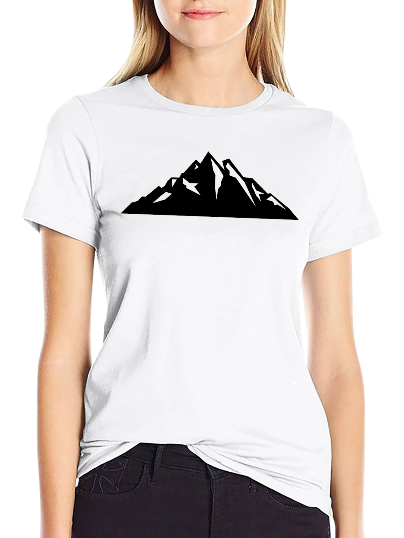 Black Black Mountain Graphic Tee - Men's Crew Neck view 9