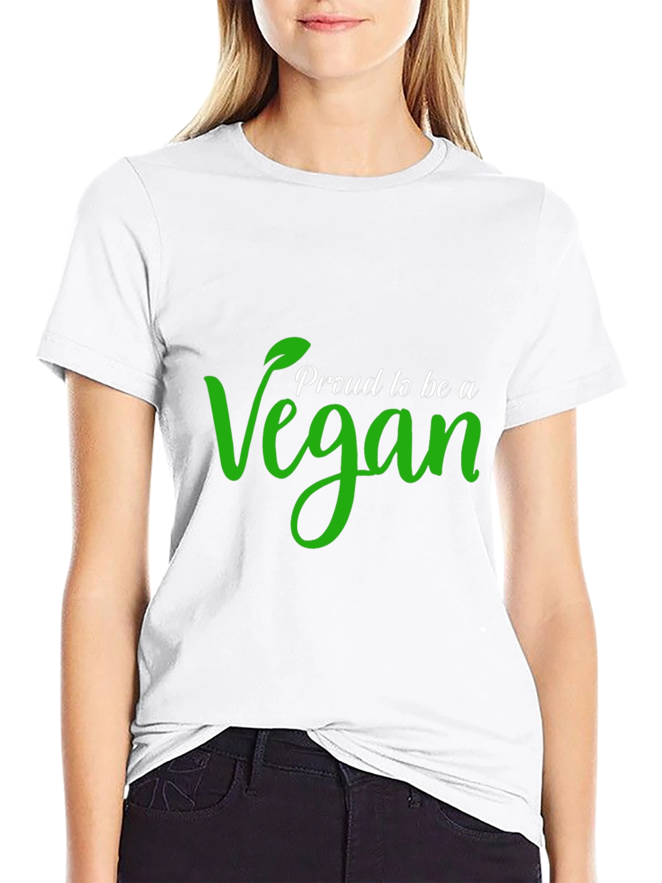 Black Proud Vegan Black T-Shirt view 9