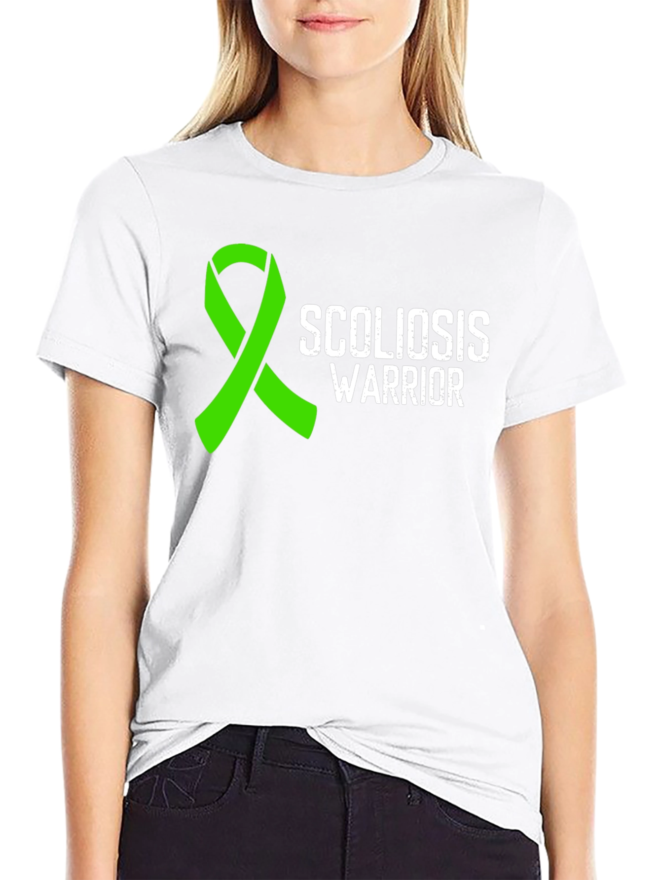 Scoliosis Warrior Awareness Ribbon Tee - 9