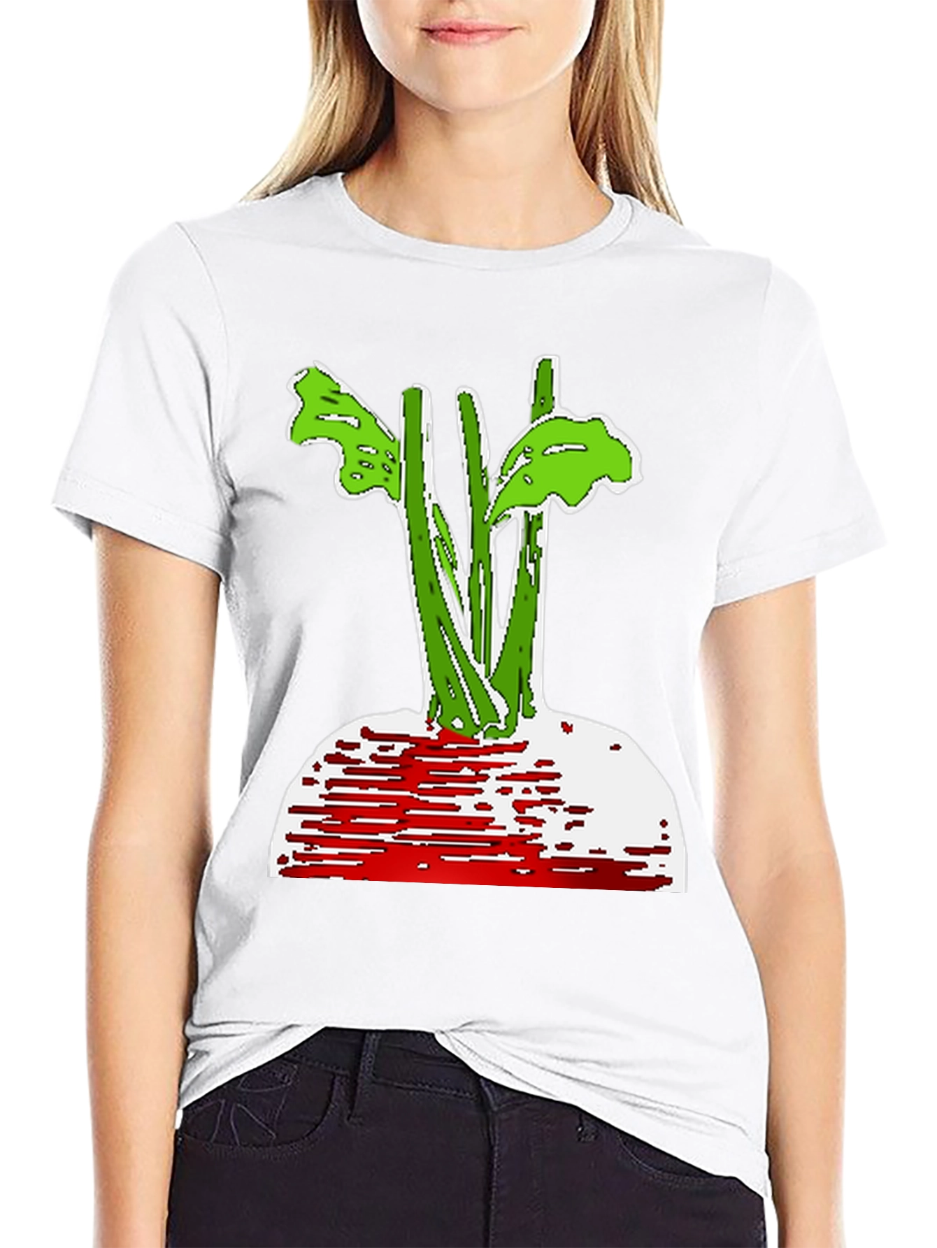 Black Beet Plant Graphic T-Shirt - Nature Lover Tee view 9