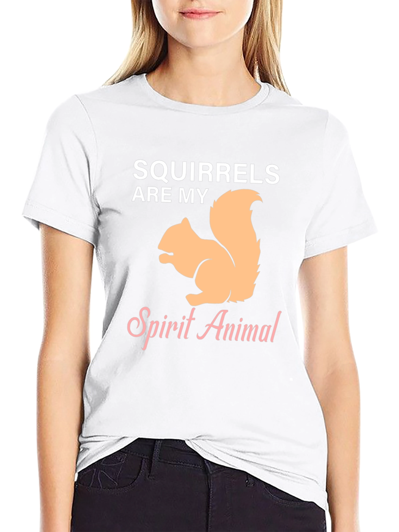Black Squirrels Are My Spirit Animal Graphic T-Shirt view 9
