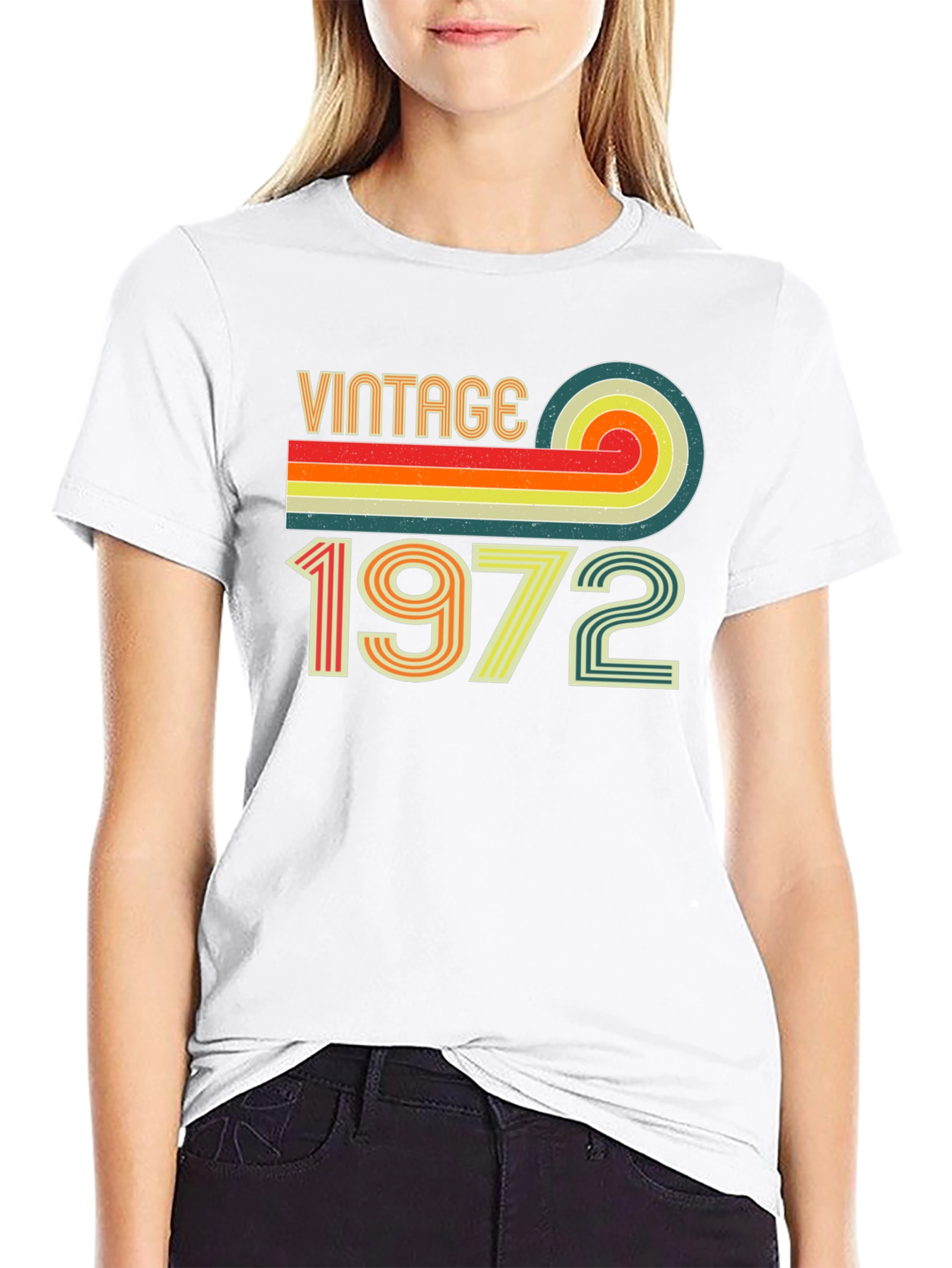 Black Vintage 1972 Graphic Tee view 9