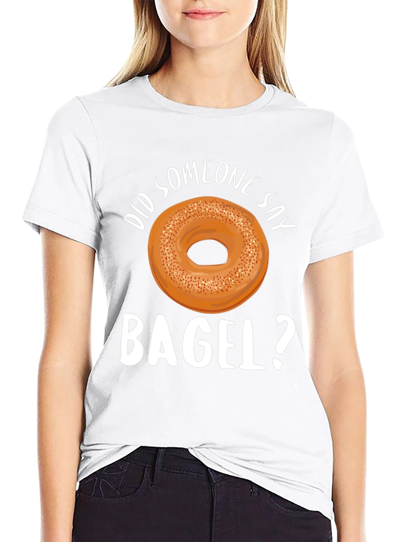 Did Someone Say Bagel? Graphic T-Shirt - 9
